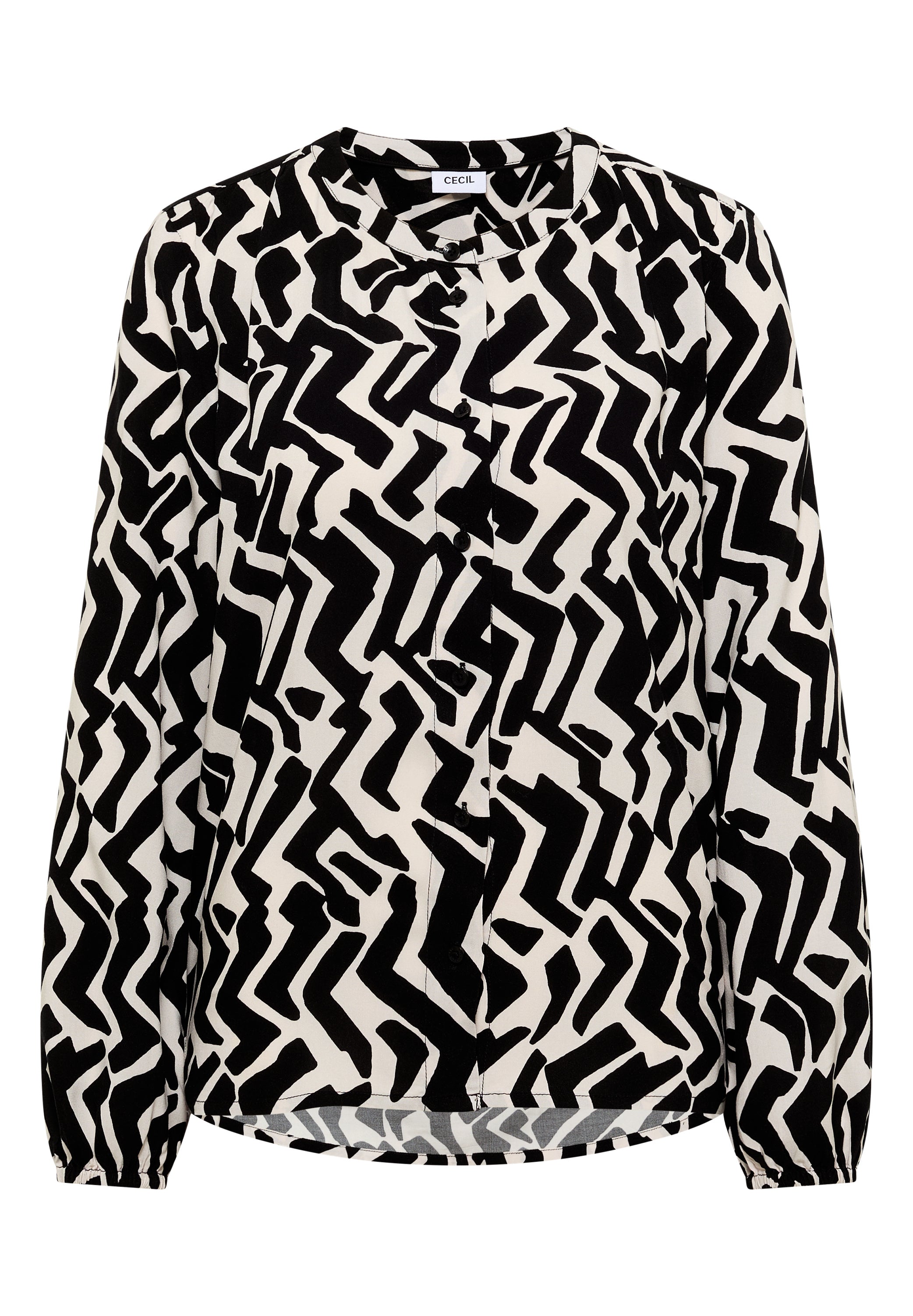 Bluse mit Grafikmuster