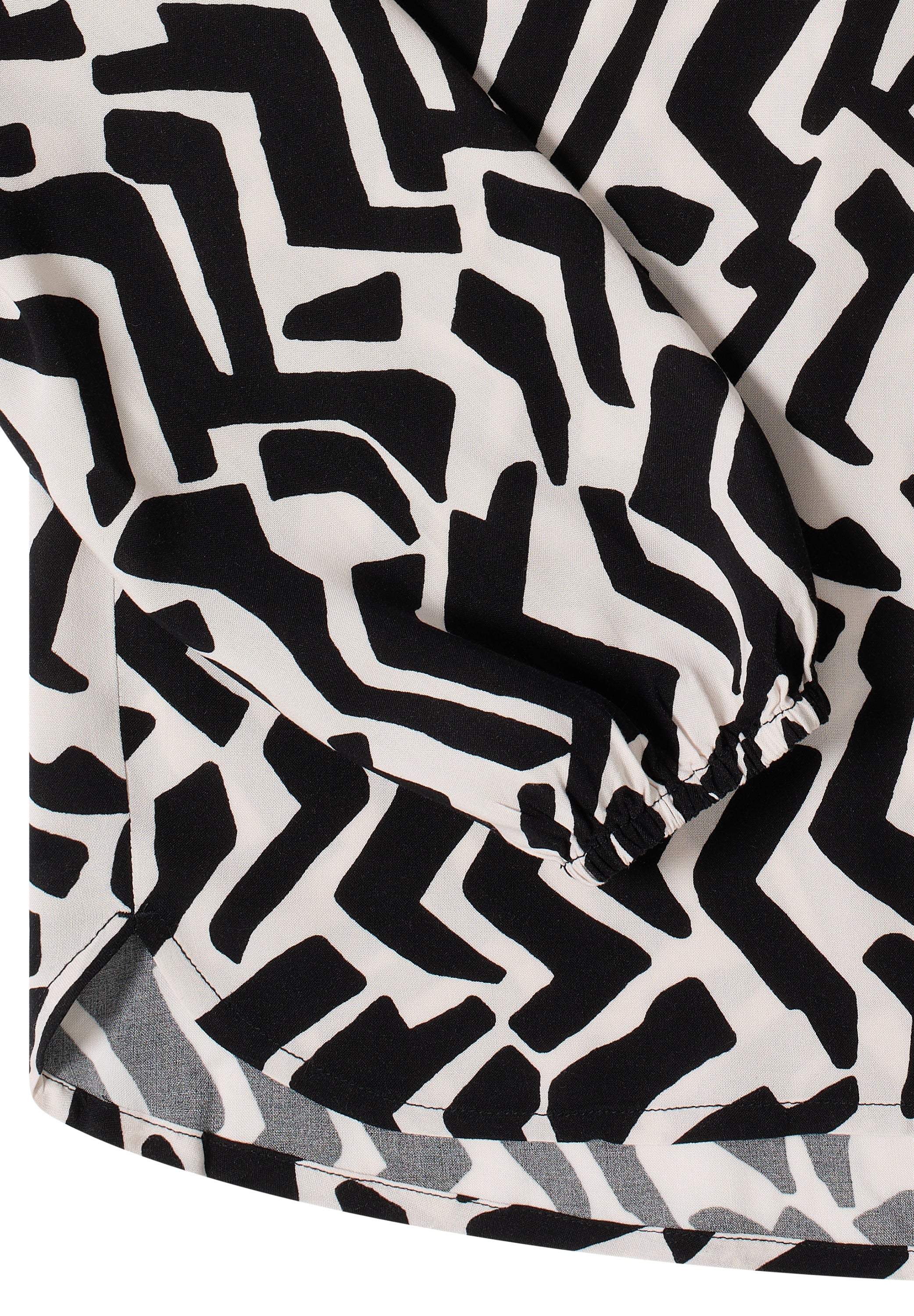Bluse mit Grafikmuster