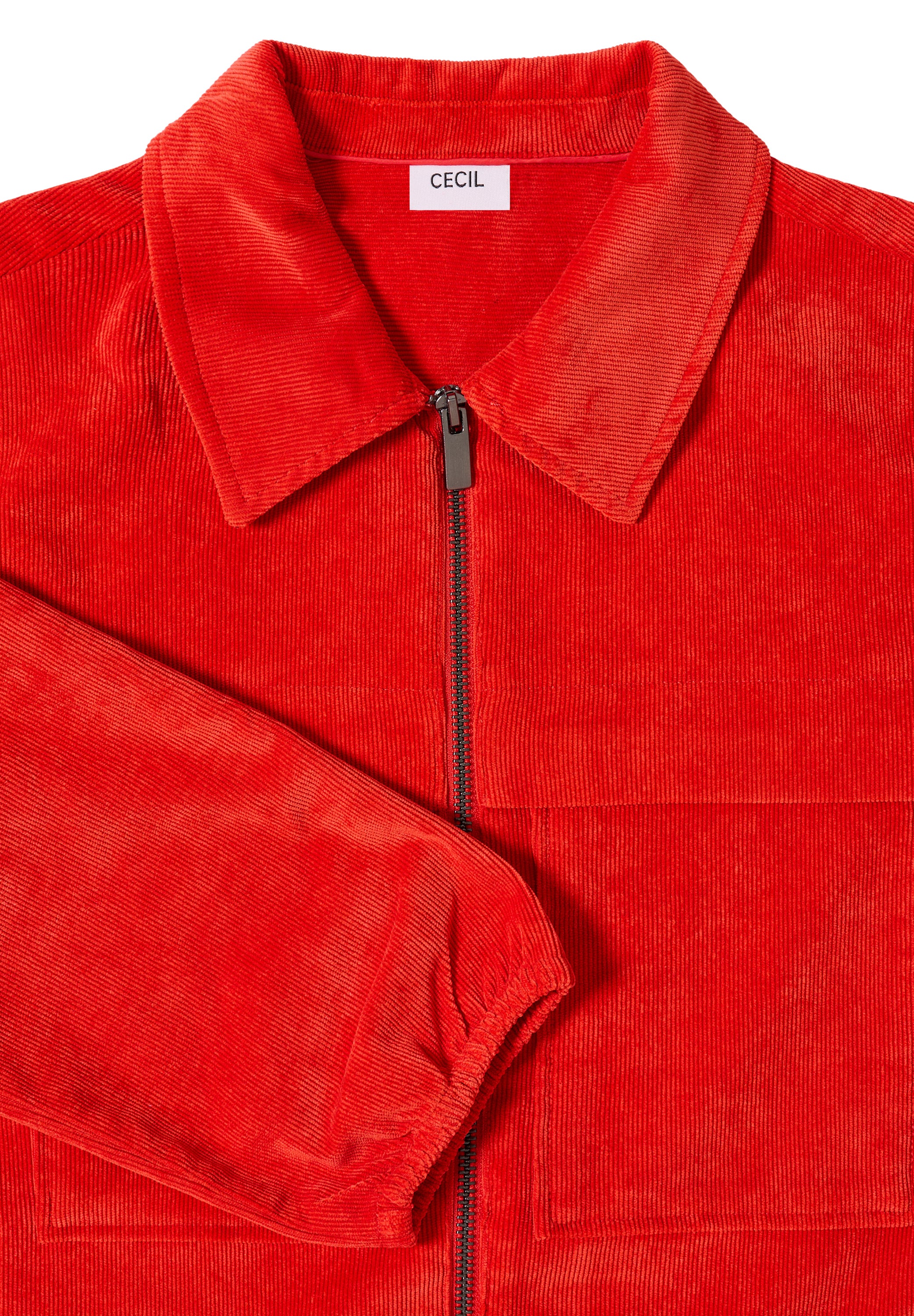 Cordjacke mit Tunnelzug