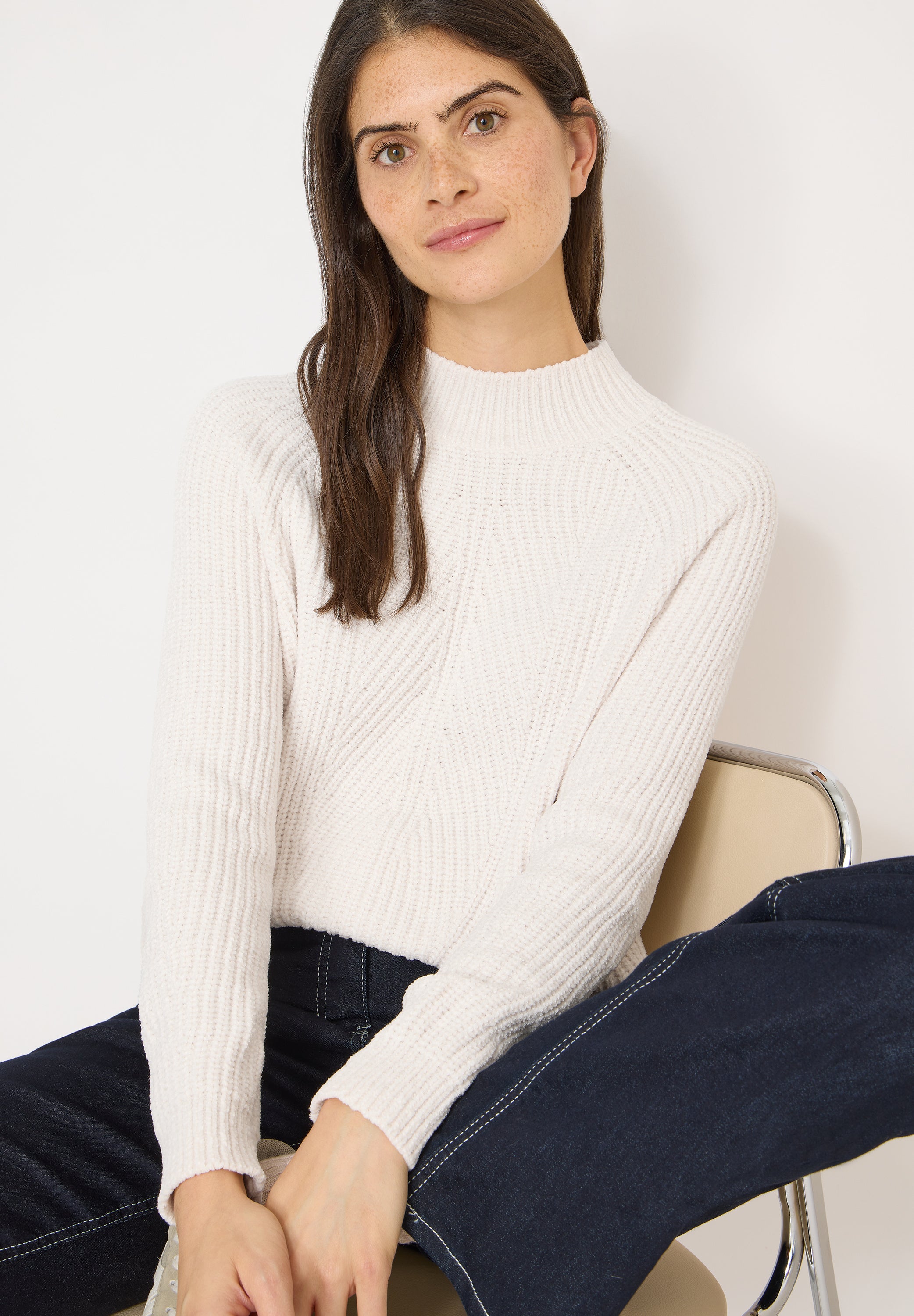 Turtleneck Chenille Pullover