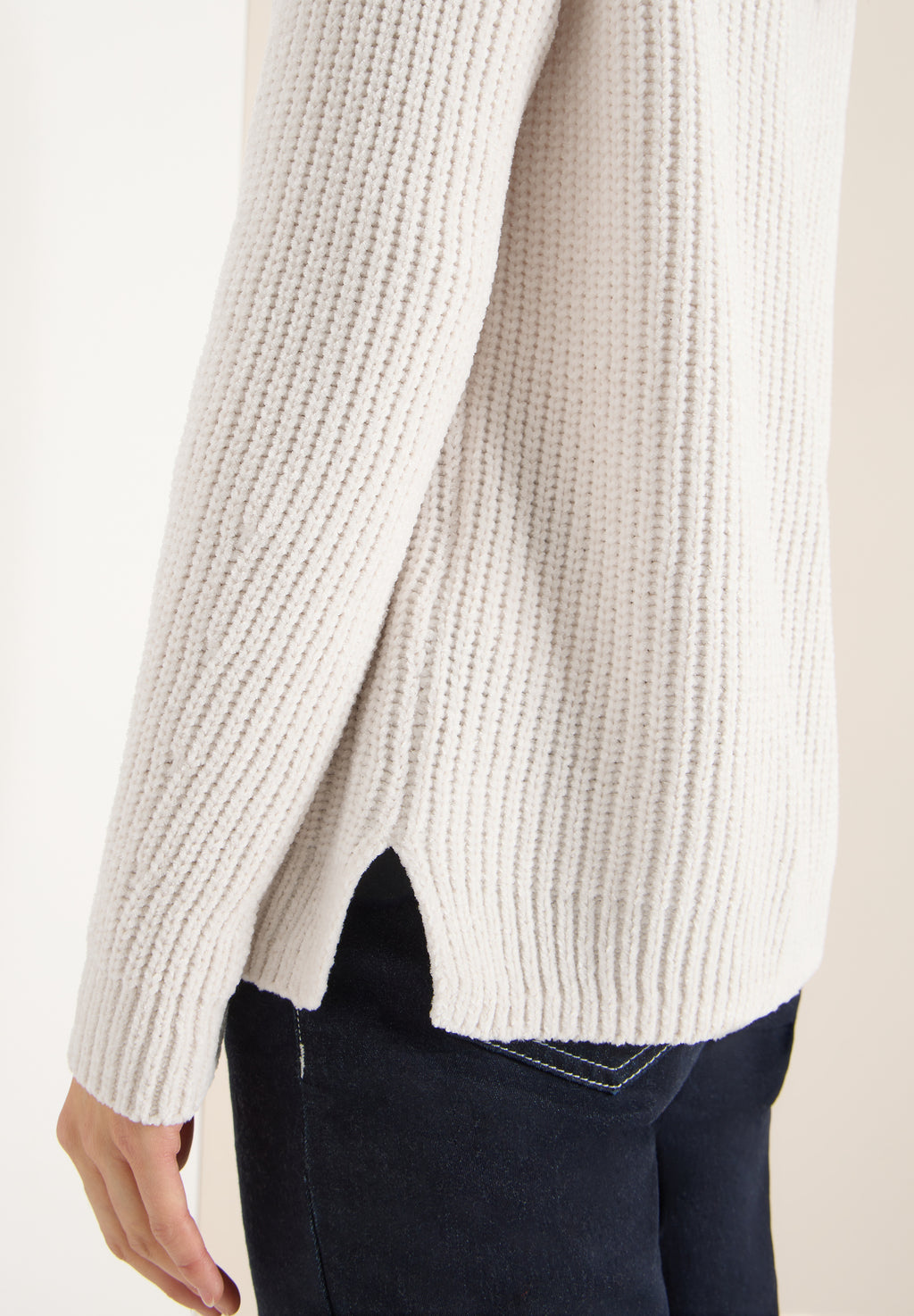 Turtleneck Chenille Pullover