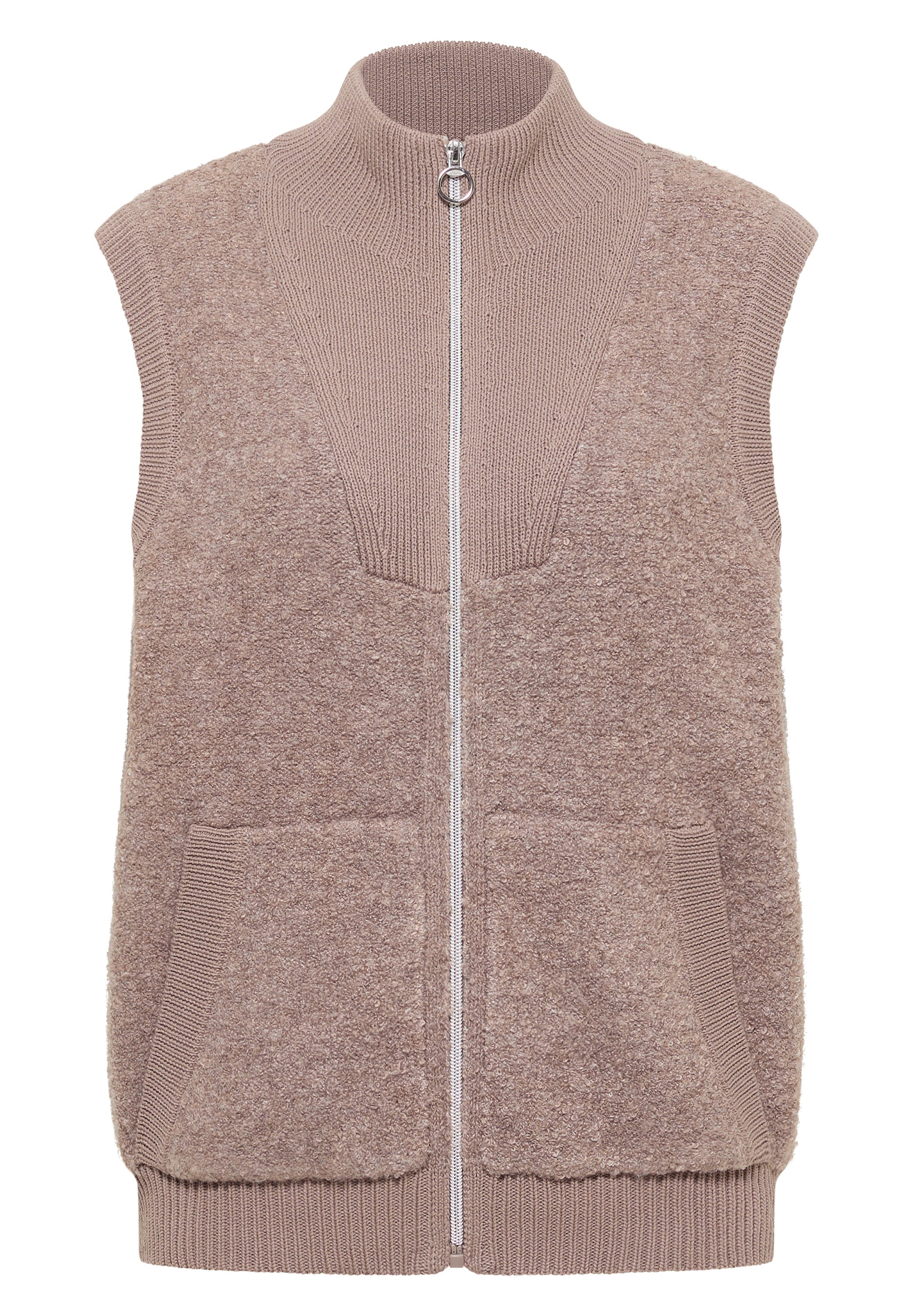 Softe Bouclé Strickweste