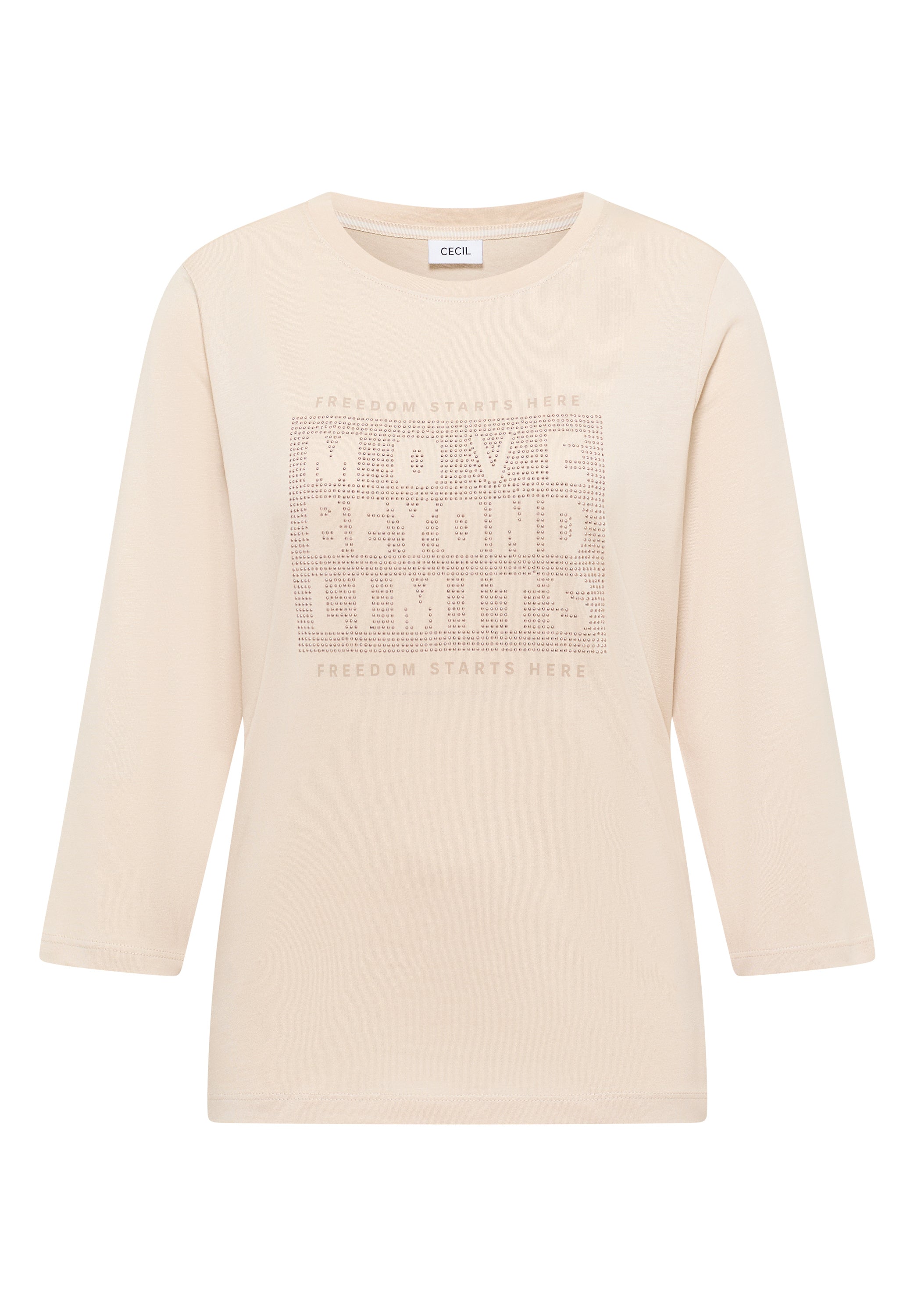 Shirt mit Schmucksteinen