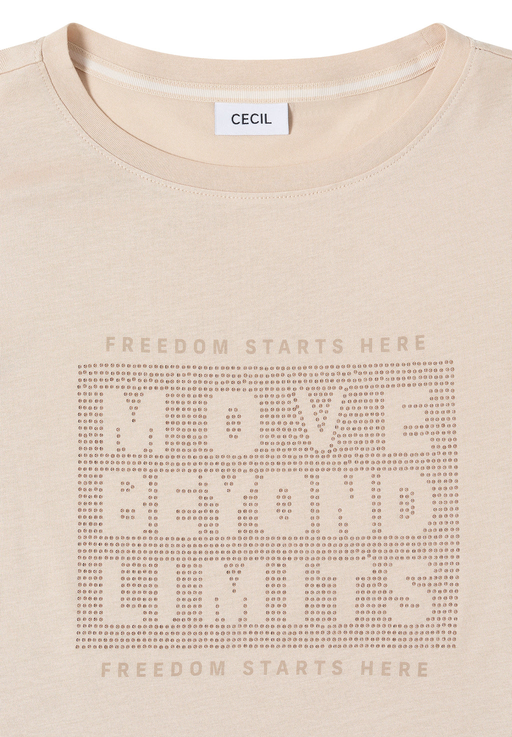 Shirt mit Schmucksteinen