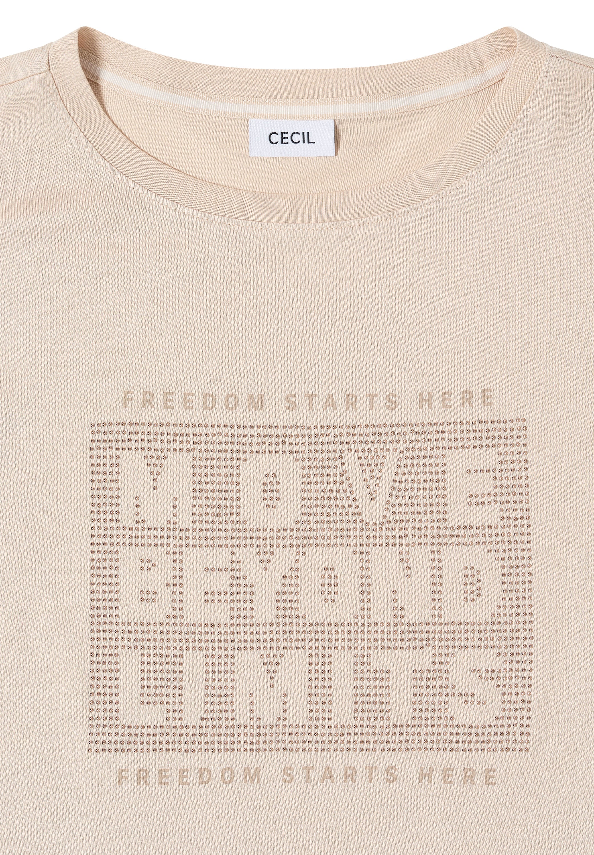 Shirt mit Schmucksteinen