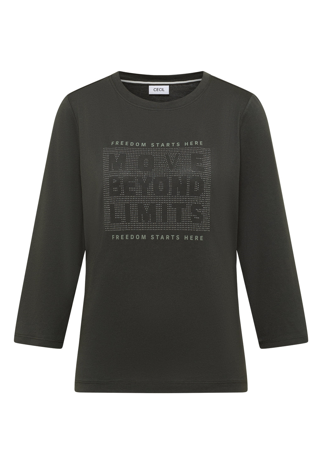 Shirt mit Schmucksteinen