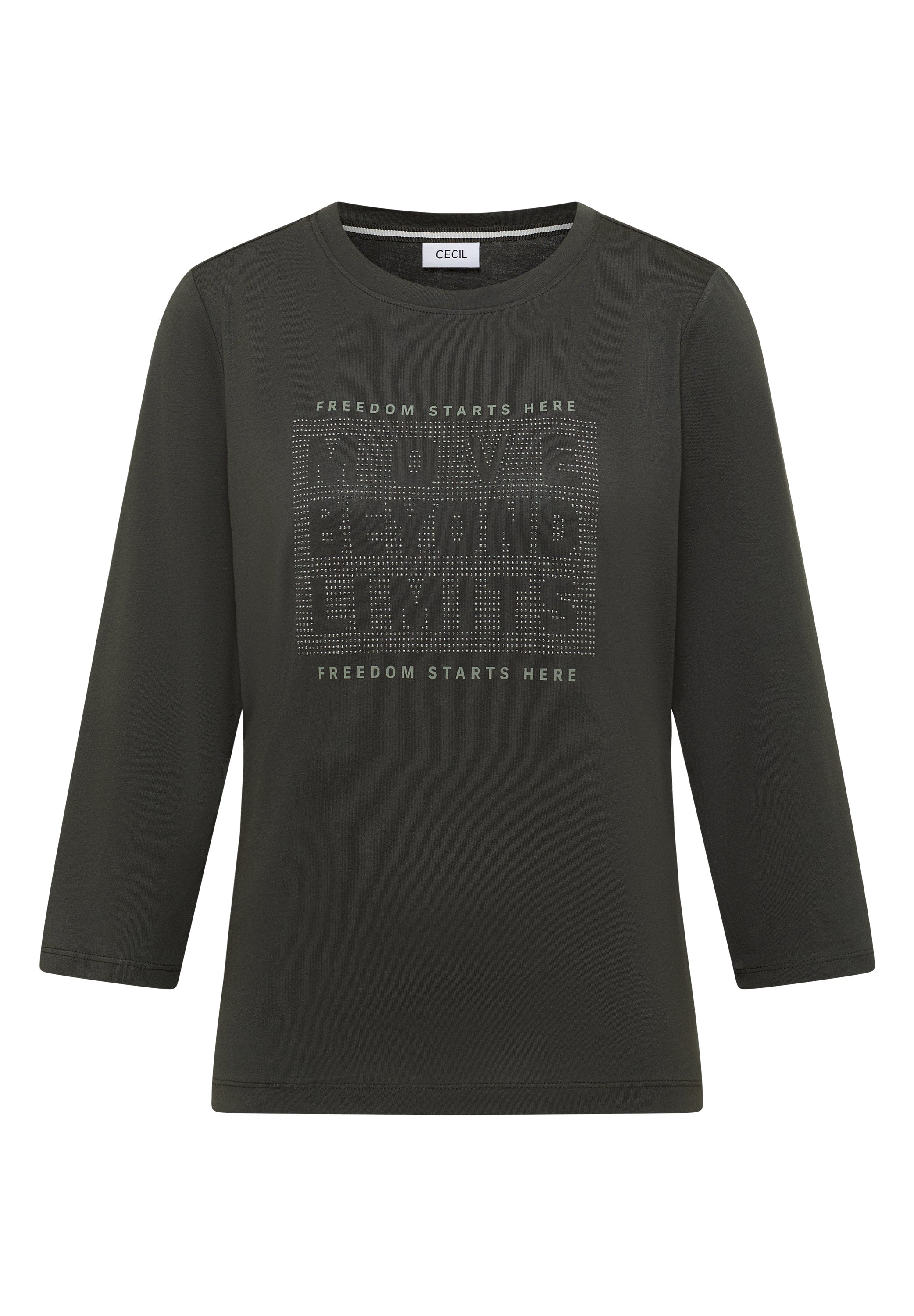 Shirt mit Schmucksteinen