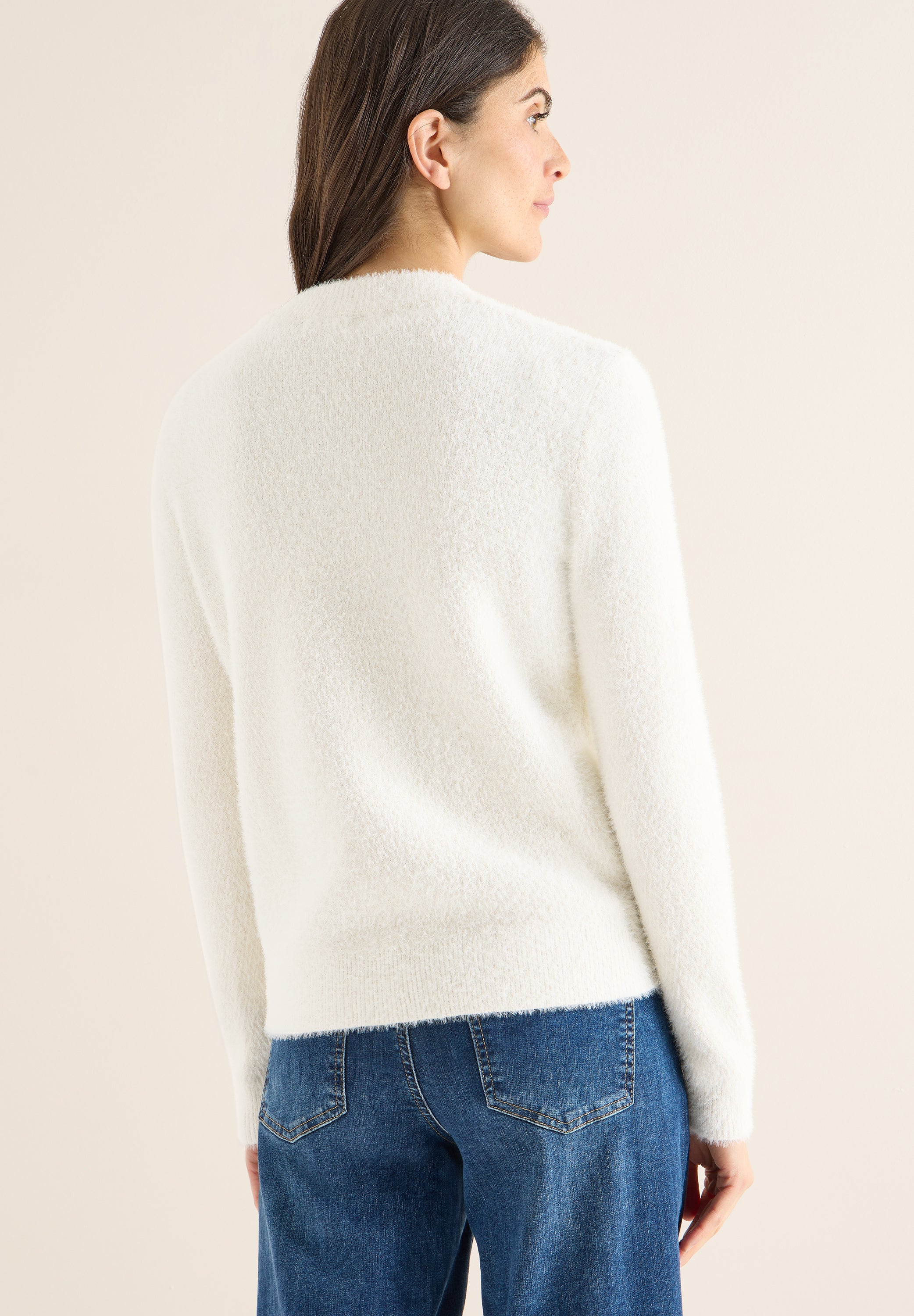 Jacquard Cardigan mit Zipper