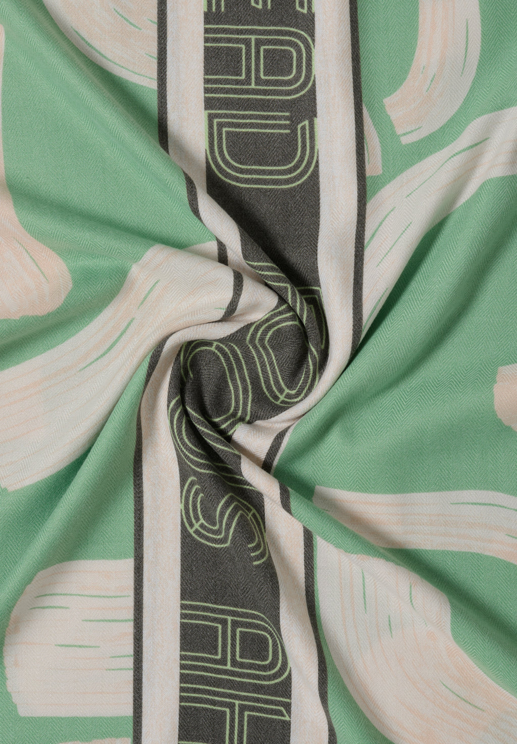 Gemusterter Loop-Schal