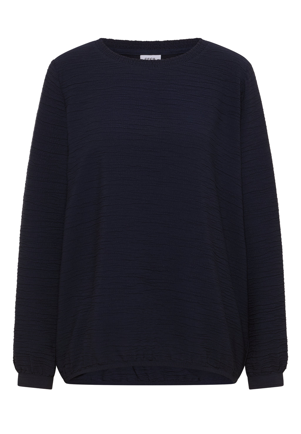 Bluse mit Smock-Ausschnitt