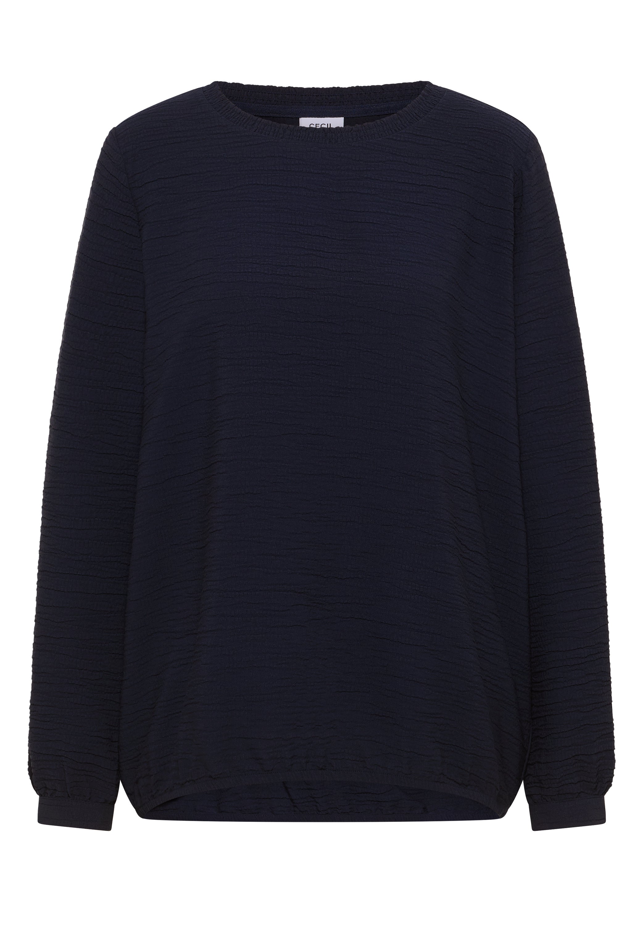 Bluse mit Smock-Ausschnitt