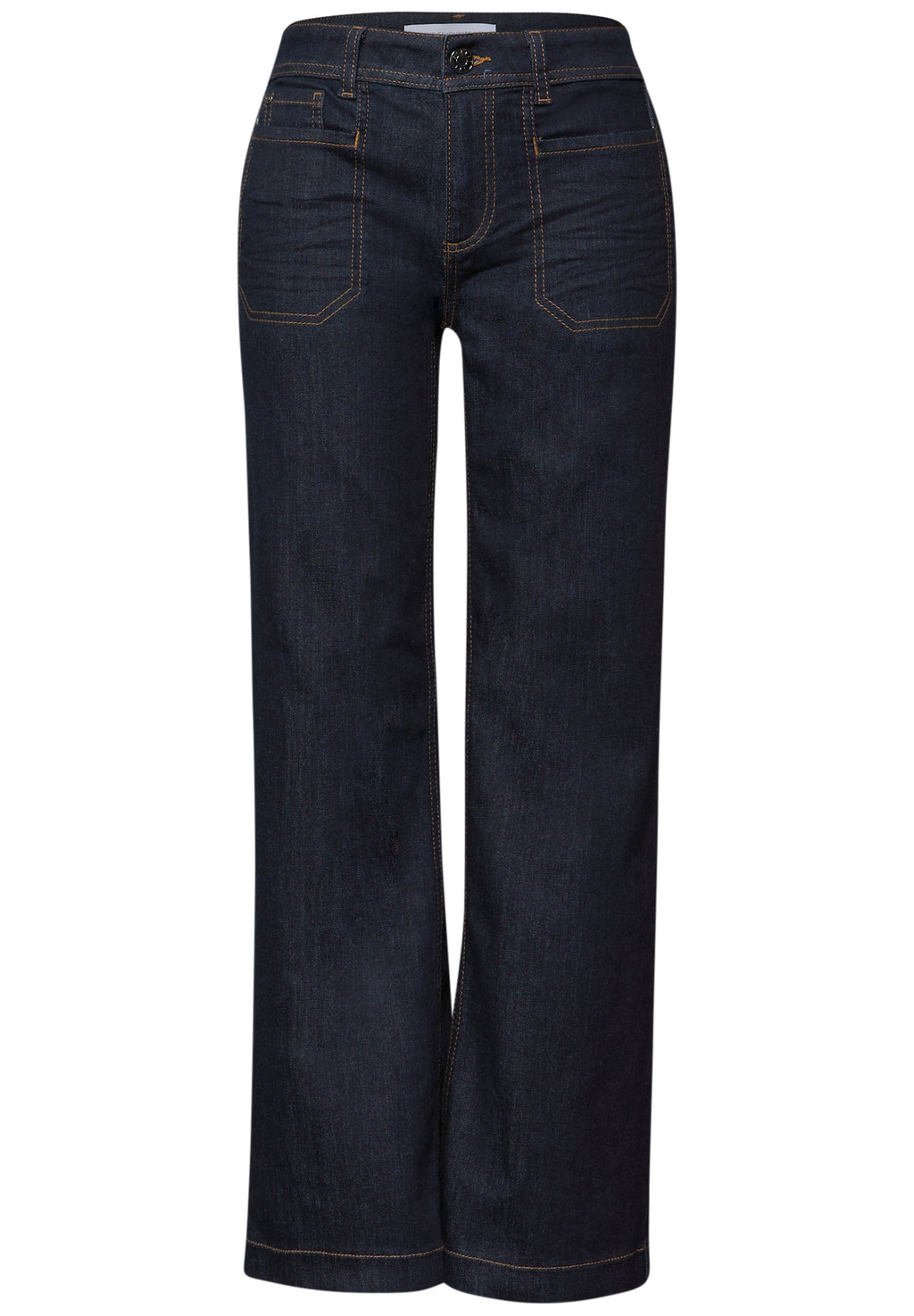 Rinsed Wide Leg Jeans