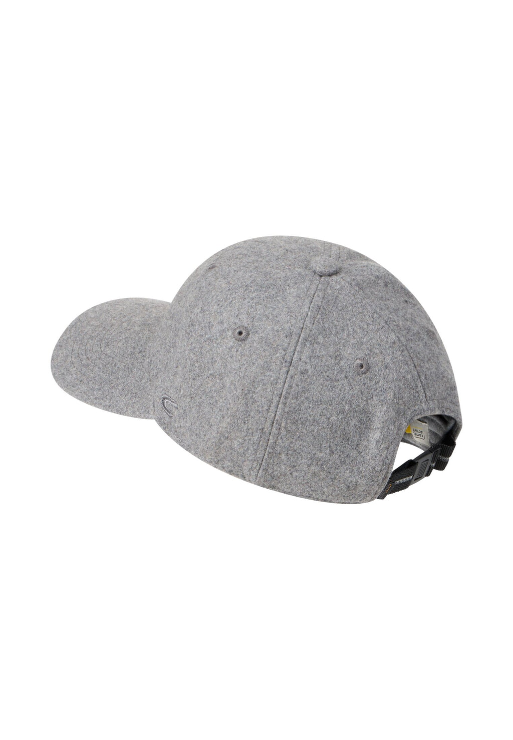 6-Panel Cap aus Wolle-Polyester-Mix mit verstellbarem Sitz