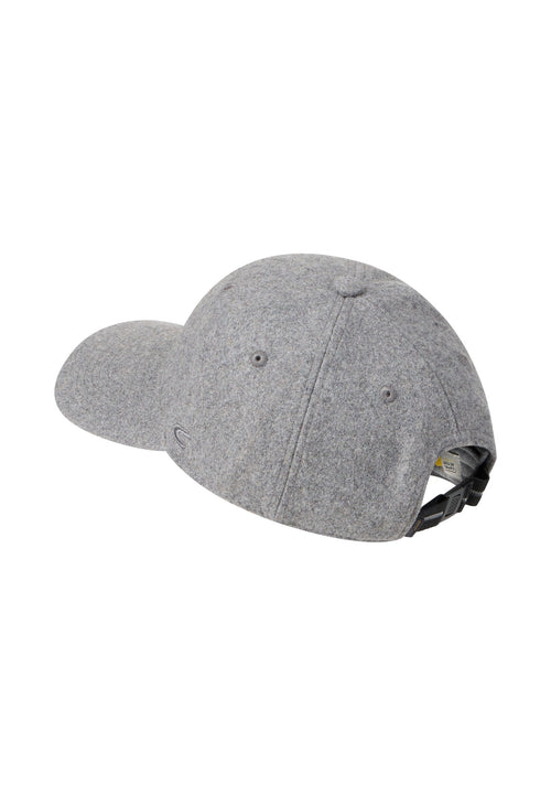 6-Panel Cap aus Wolle-Polyester-Mix mit verstellbarem Sitz