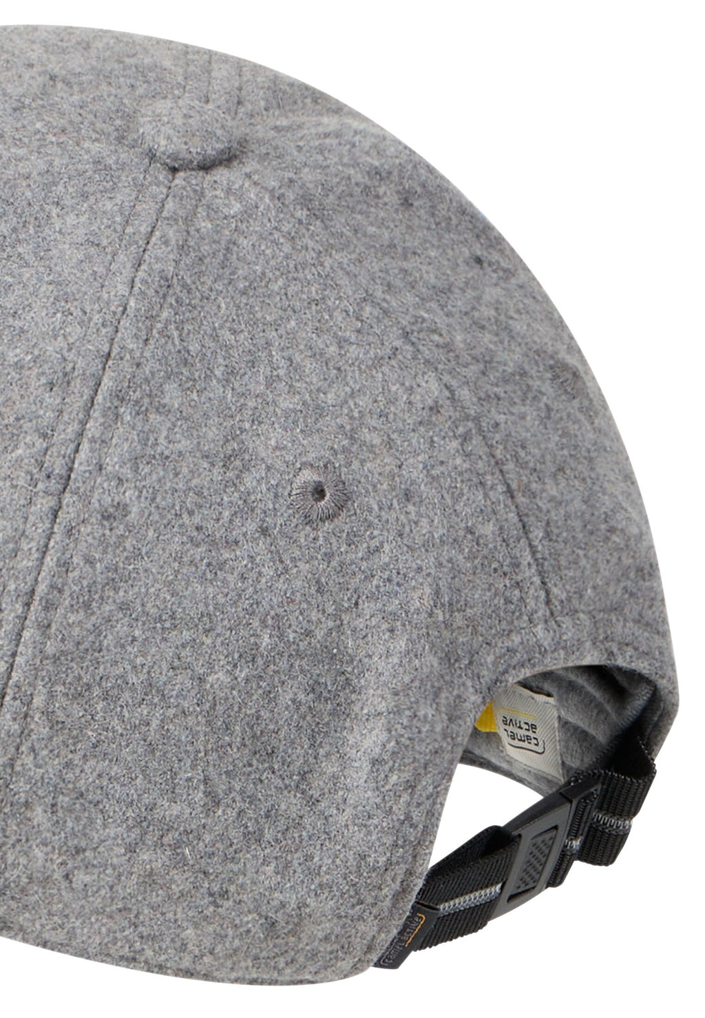 6-Panel Cap aus Wolle-Polyester-Mix mit verstellbarem Sitz