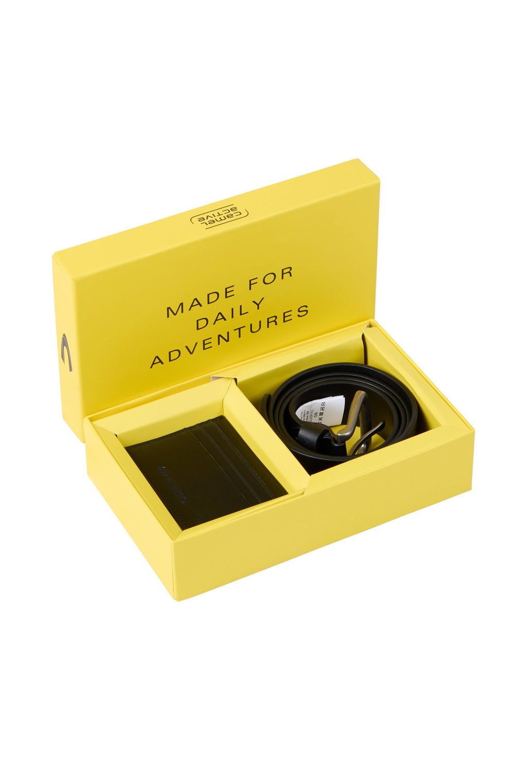 Ledergürtel in Geschenkbox mit verstellbarer Schließe