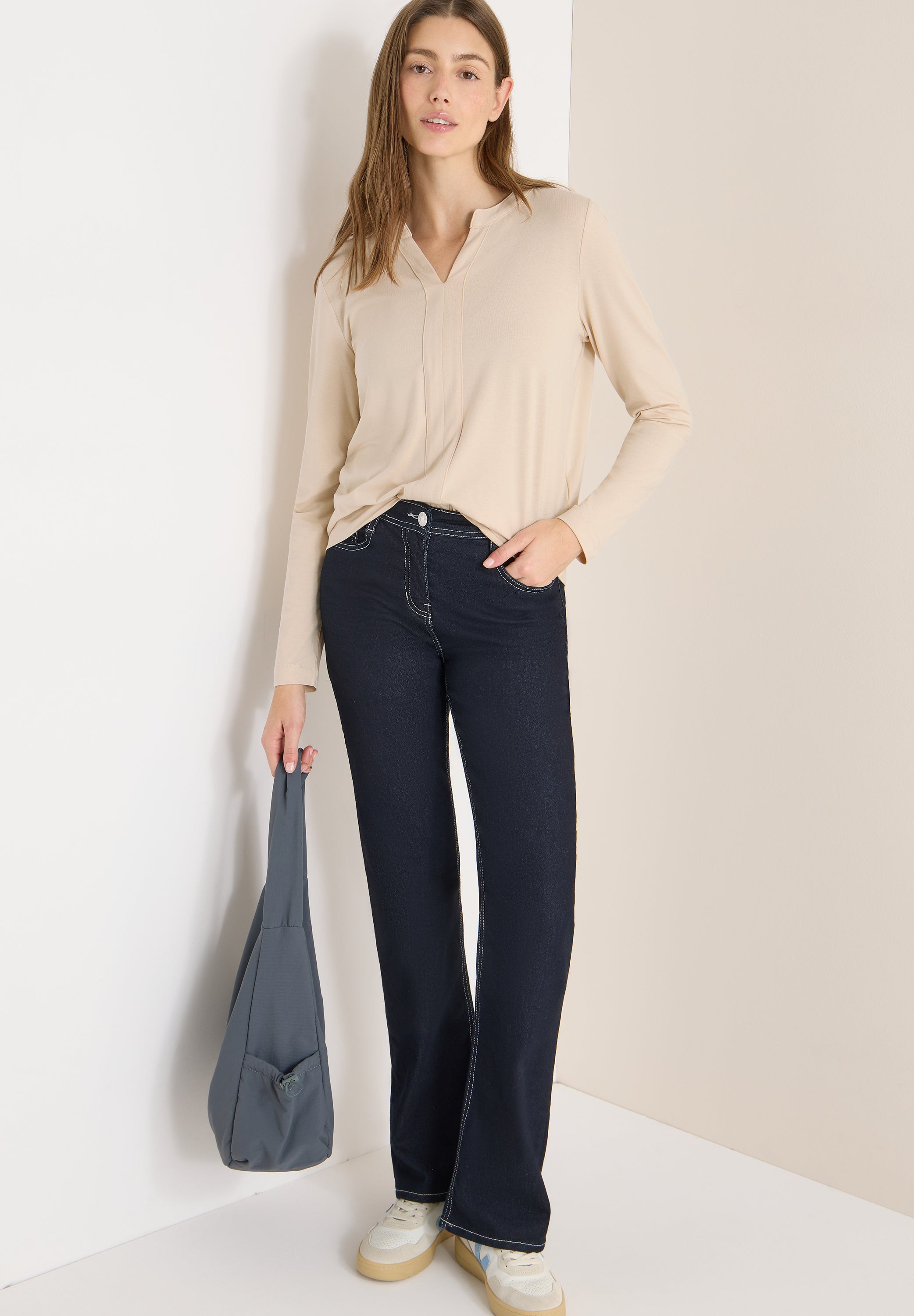 Shirt im Tunika-Look