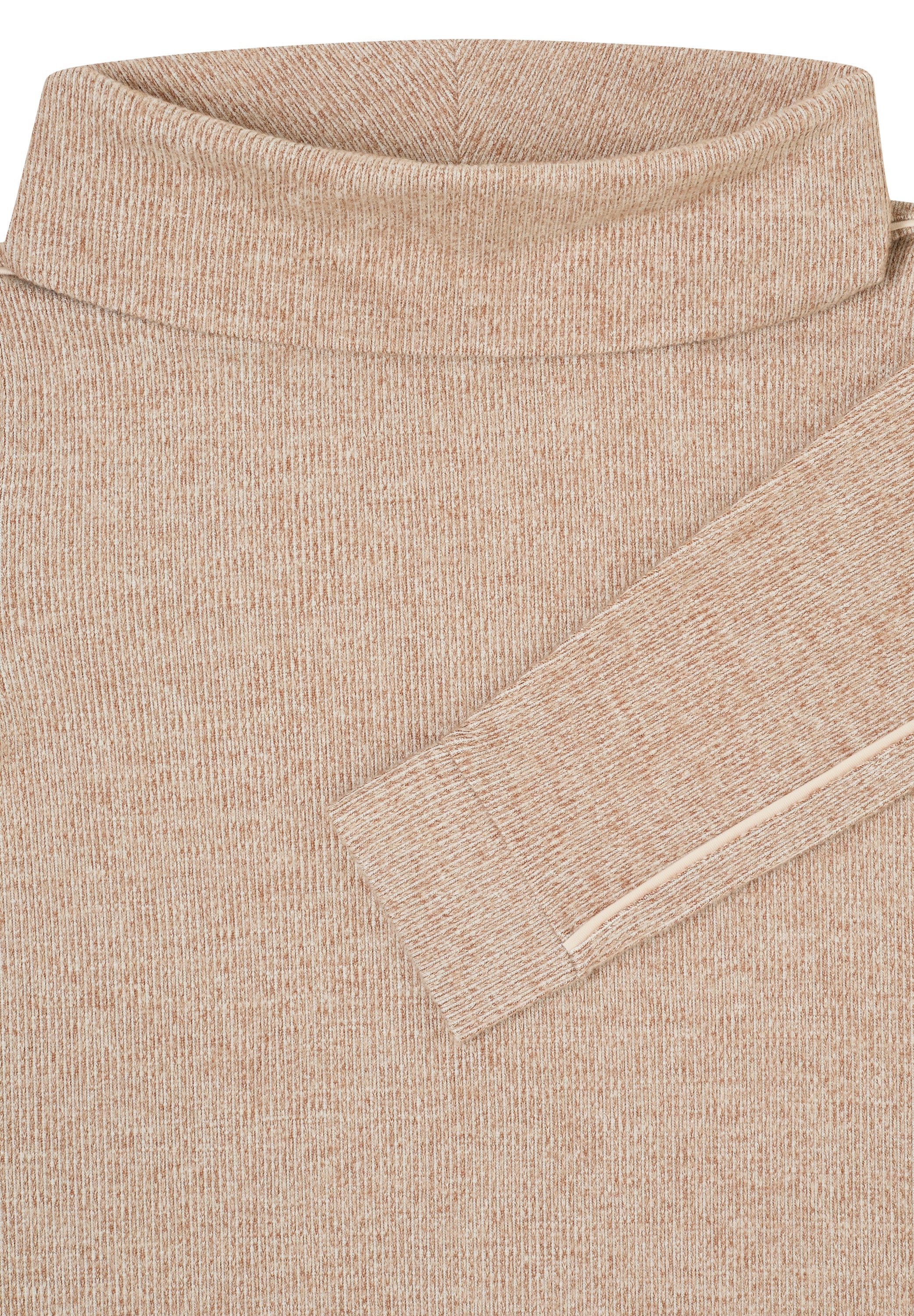 Melange Shirt mit Tape