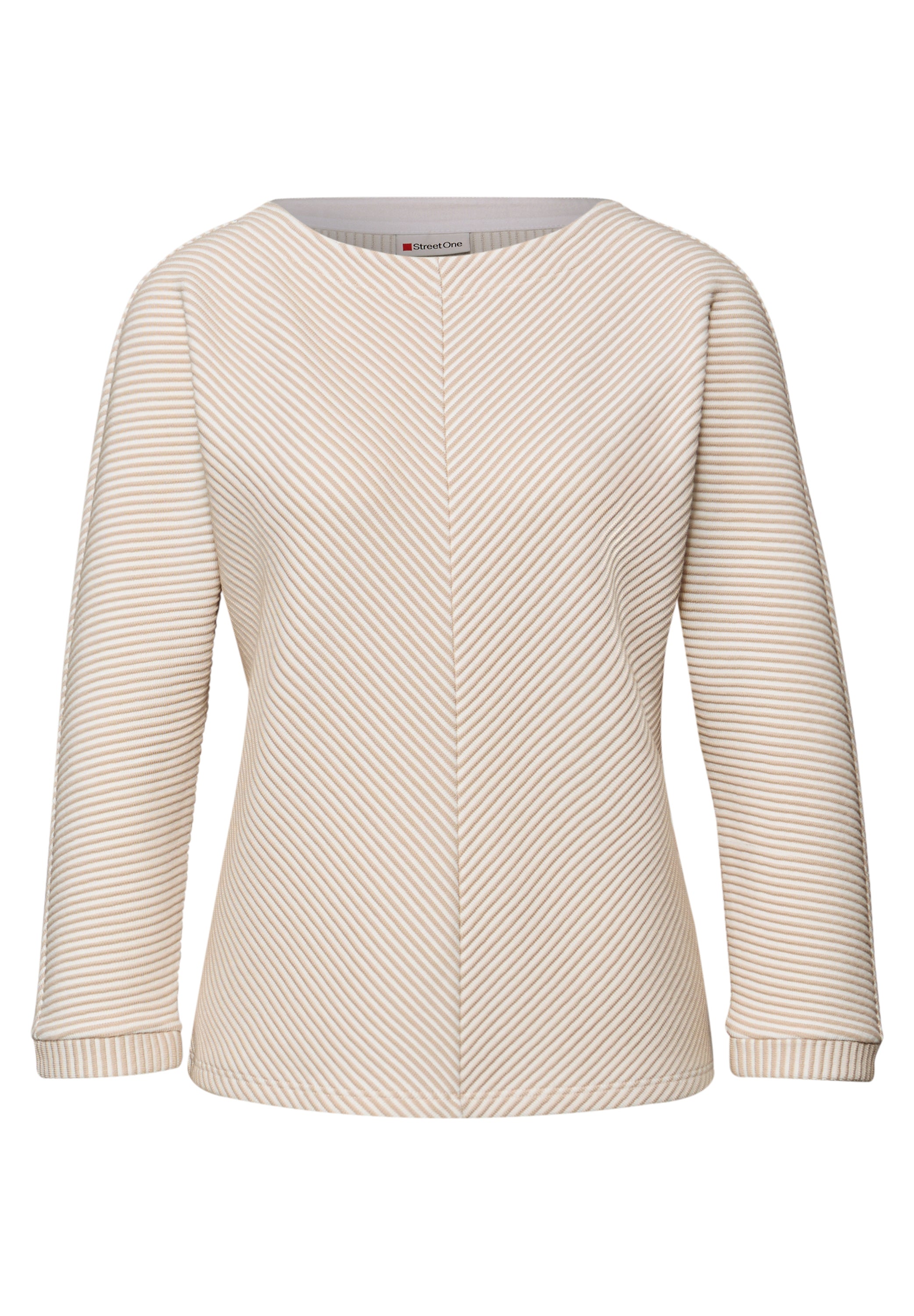 Two-Tone Strukturshirt