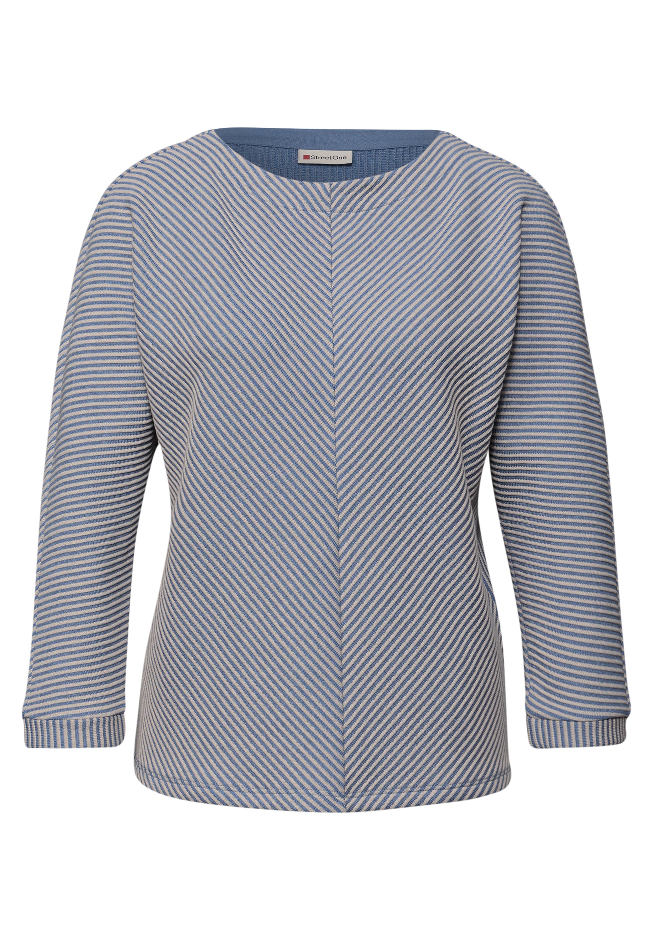 Two-Tone Strukturshirt