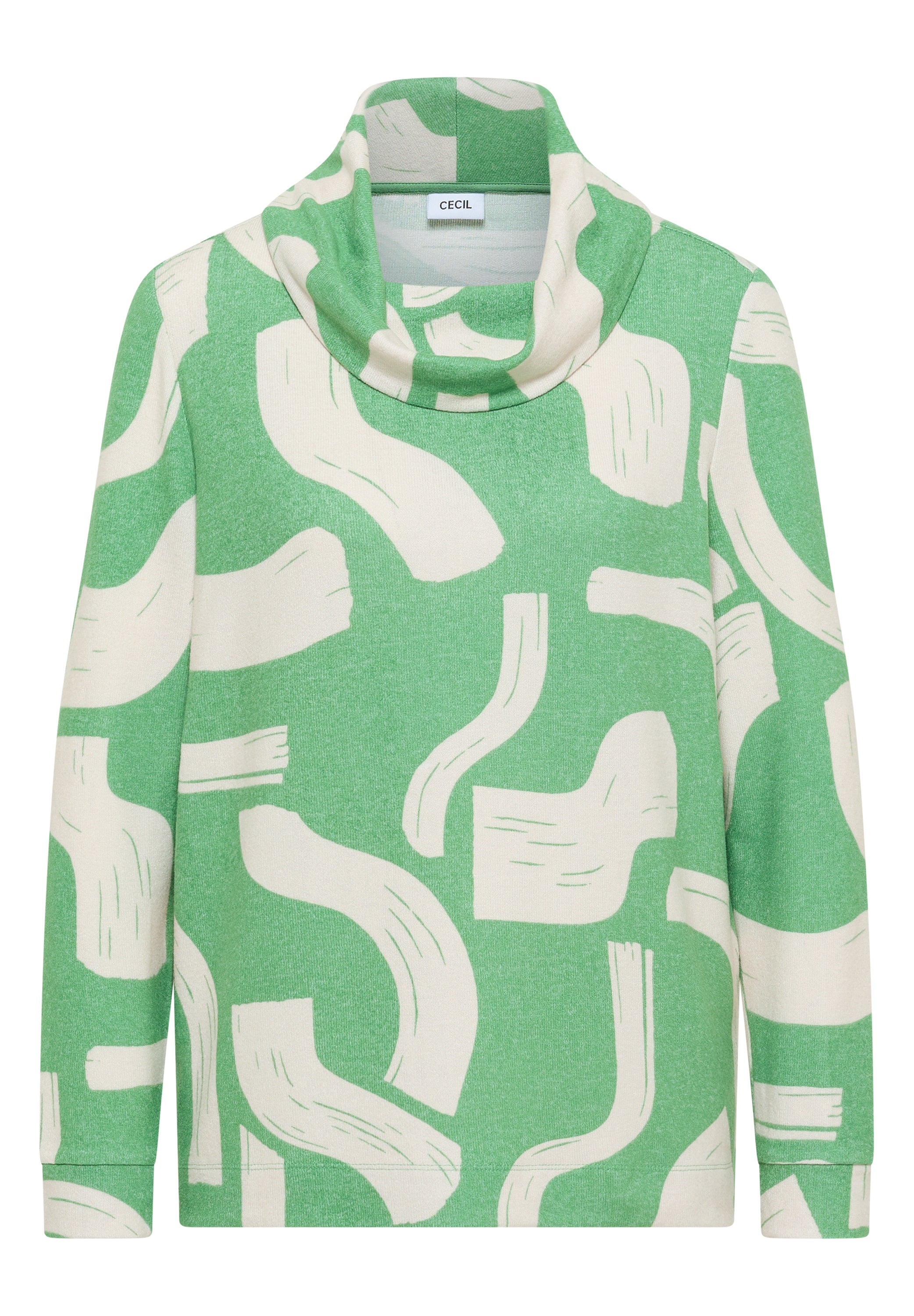 Gemustertes Melange Shirt