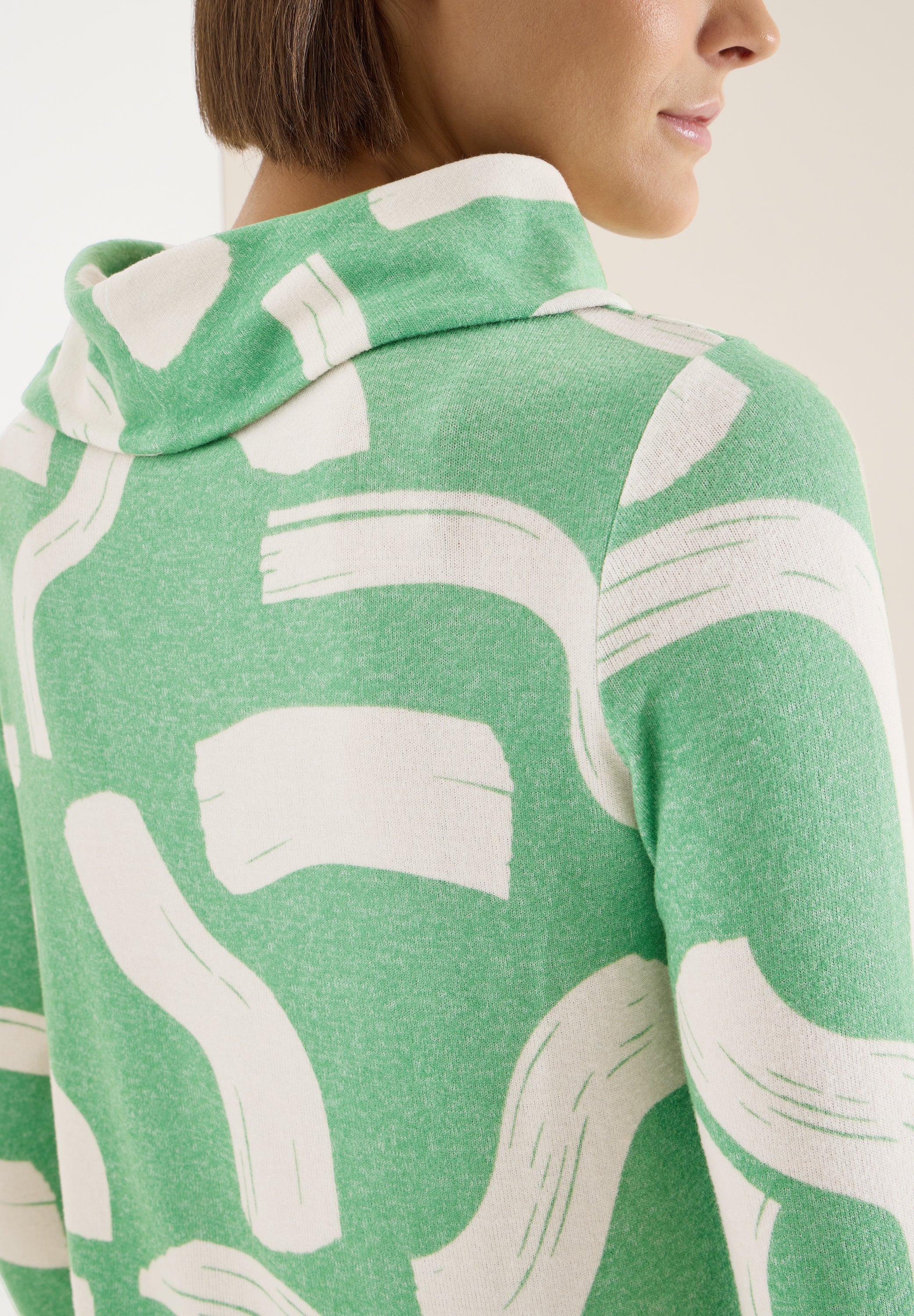 Gemustertes Melange Shirt