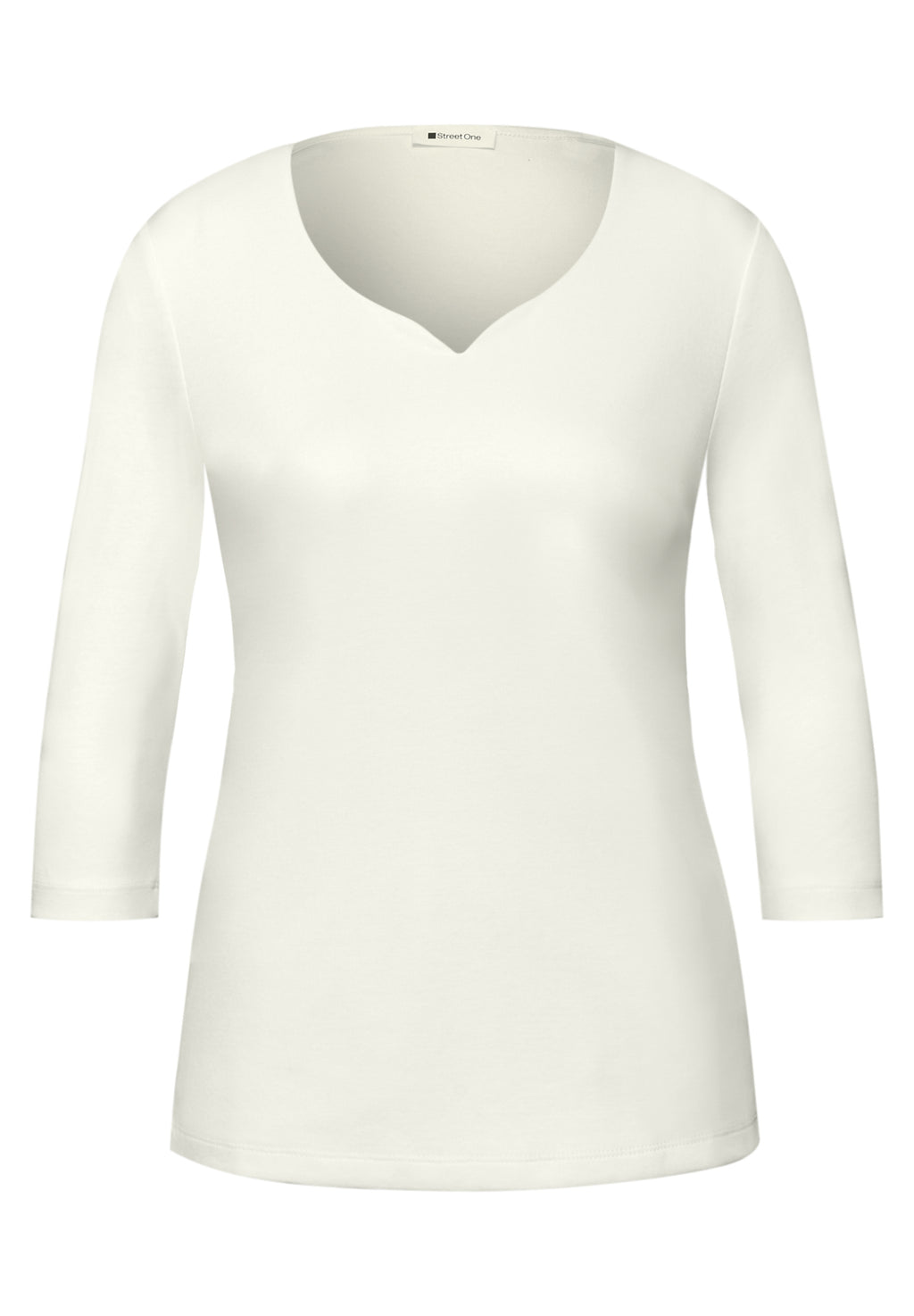 Shirt mit Herzausschnitt