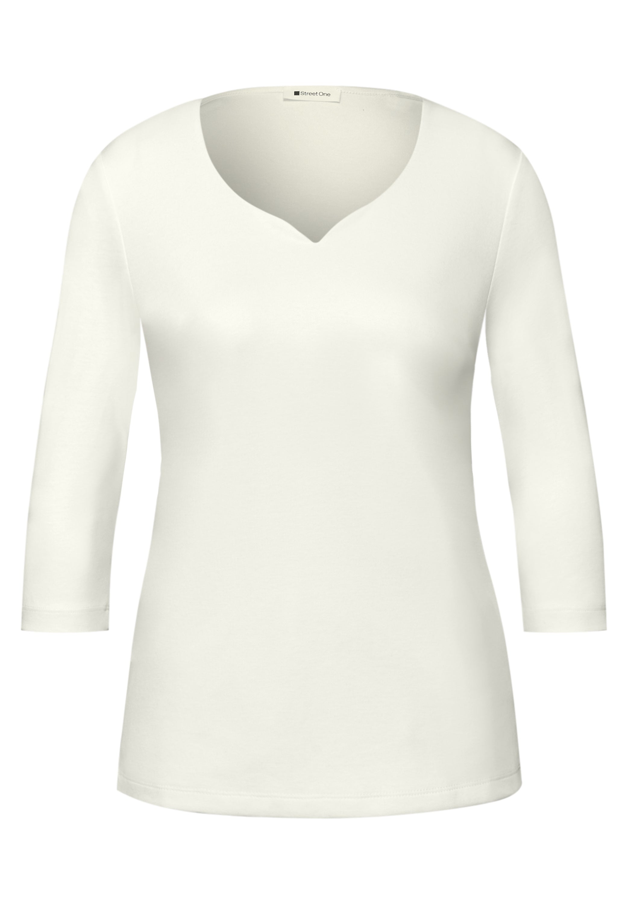 Shirt mit Herzausschnitt