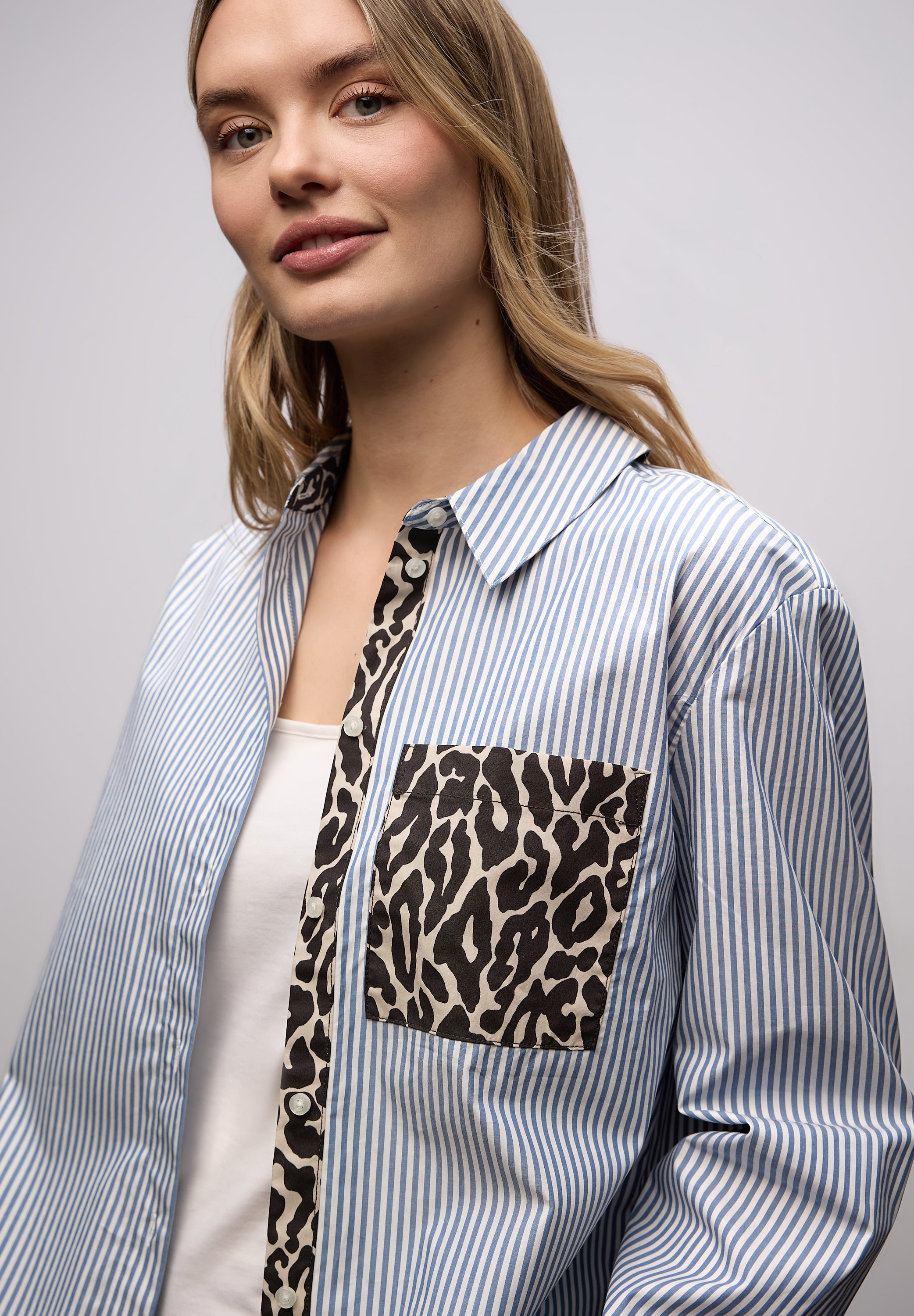 Gestreifte Hemdbluse