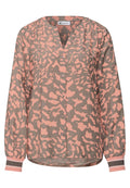 Gemusterte Bluse