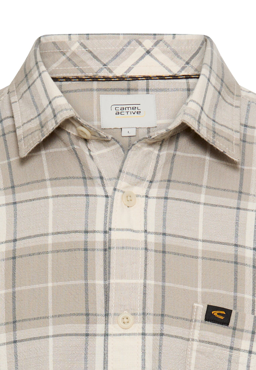 Langarmhemd mit Brusttasche