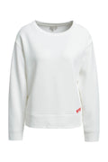 round neck sweatshirt w/ AW & slits 1/1 sleeve