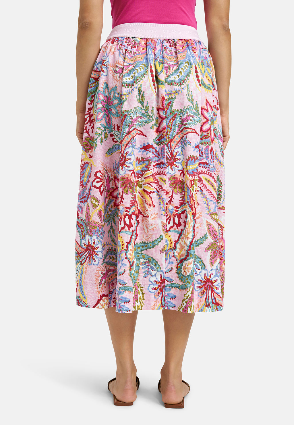 midi skirt elastic wb