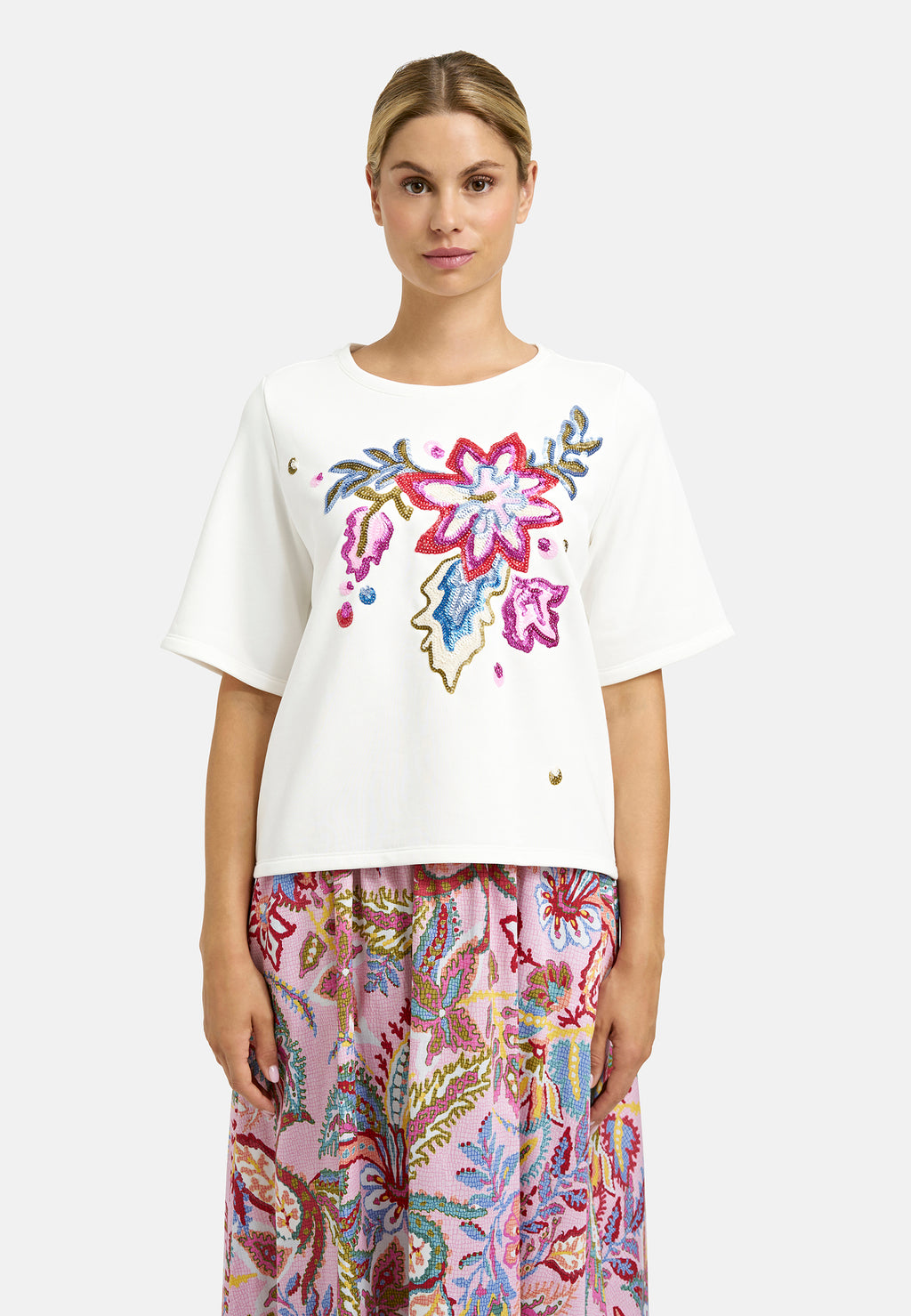 roundneck sweatshirt 1/2 sleeve w/ AW