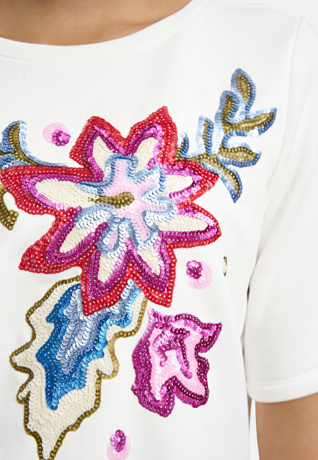 roundneck sweatshirt 1/2 sleeve w/ AW