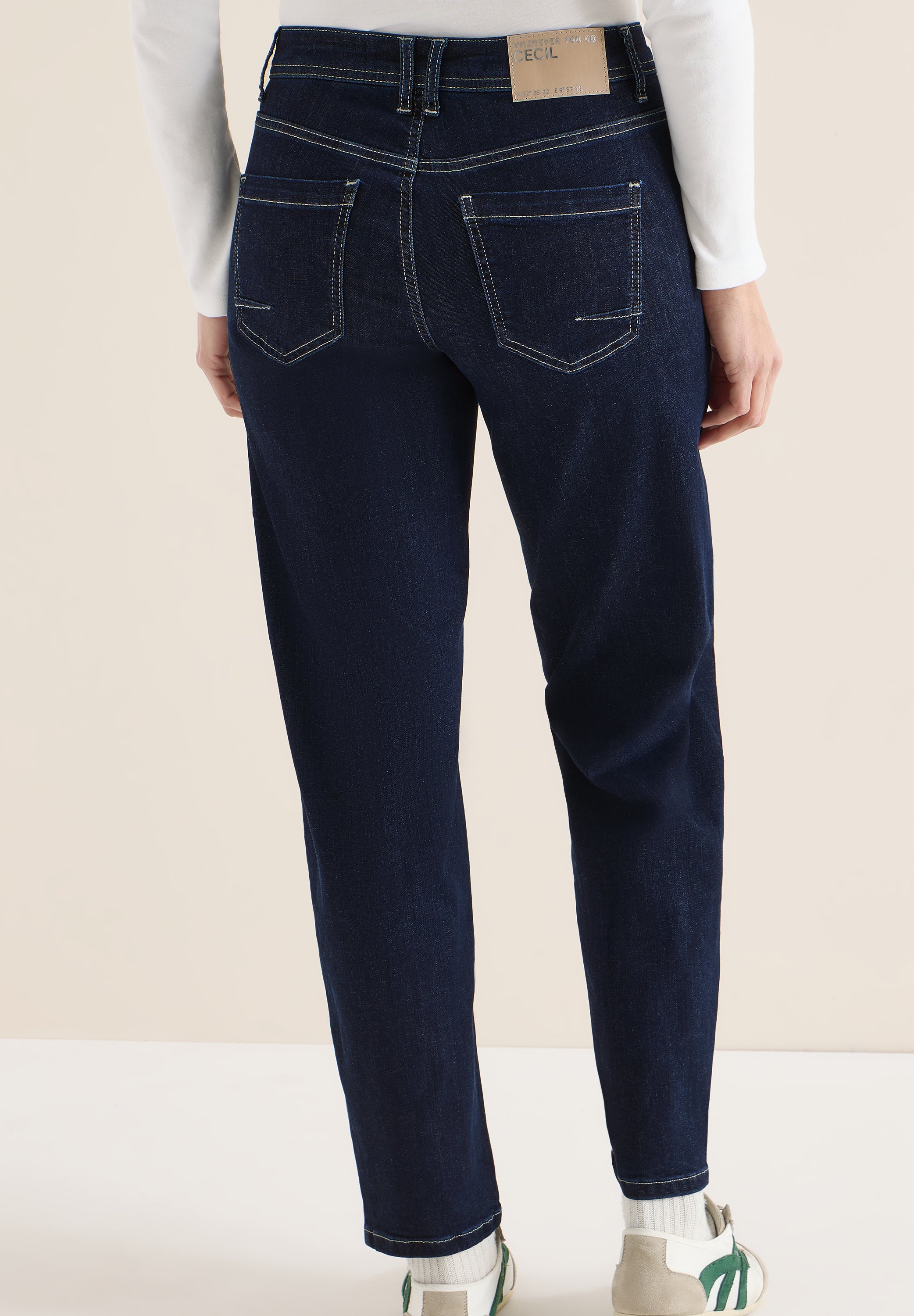 Tapered Leg Jeans
