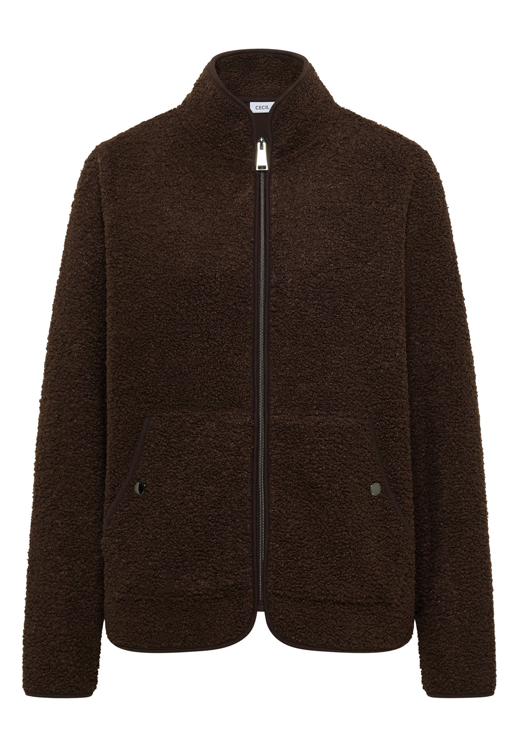 Softe Jacke mit Zipper