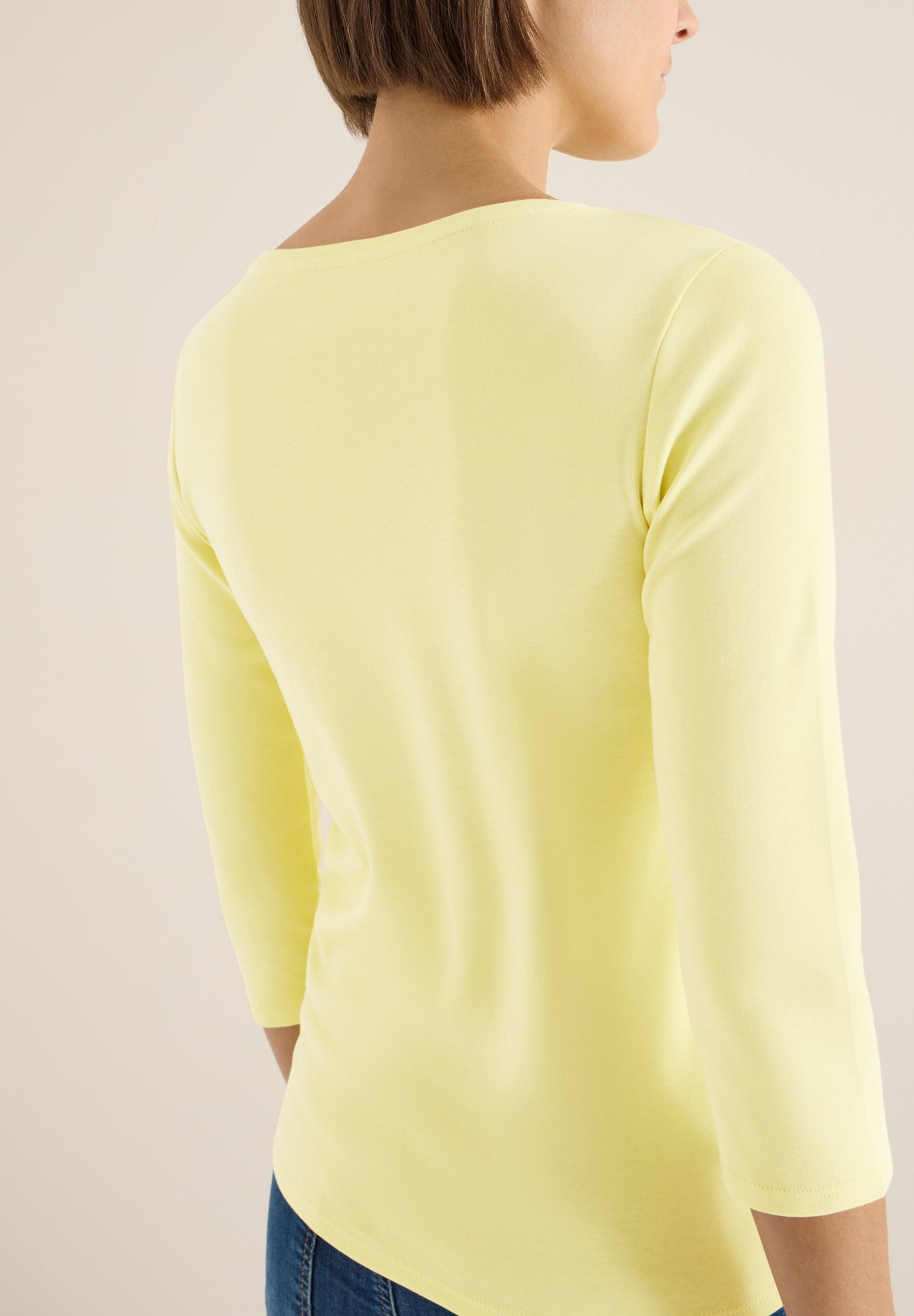 Basic Shirt in Unifarbe