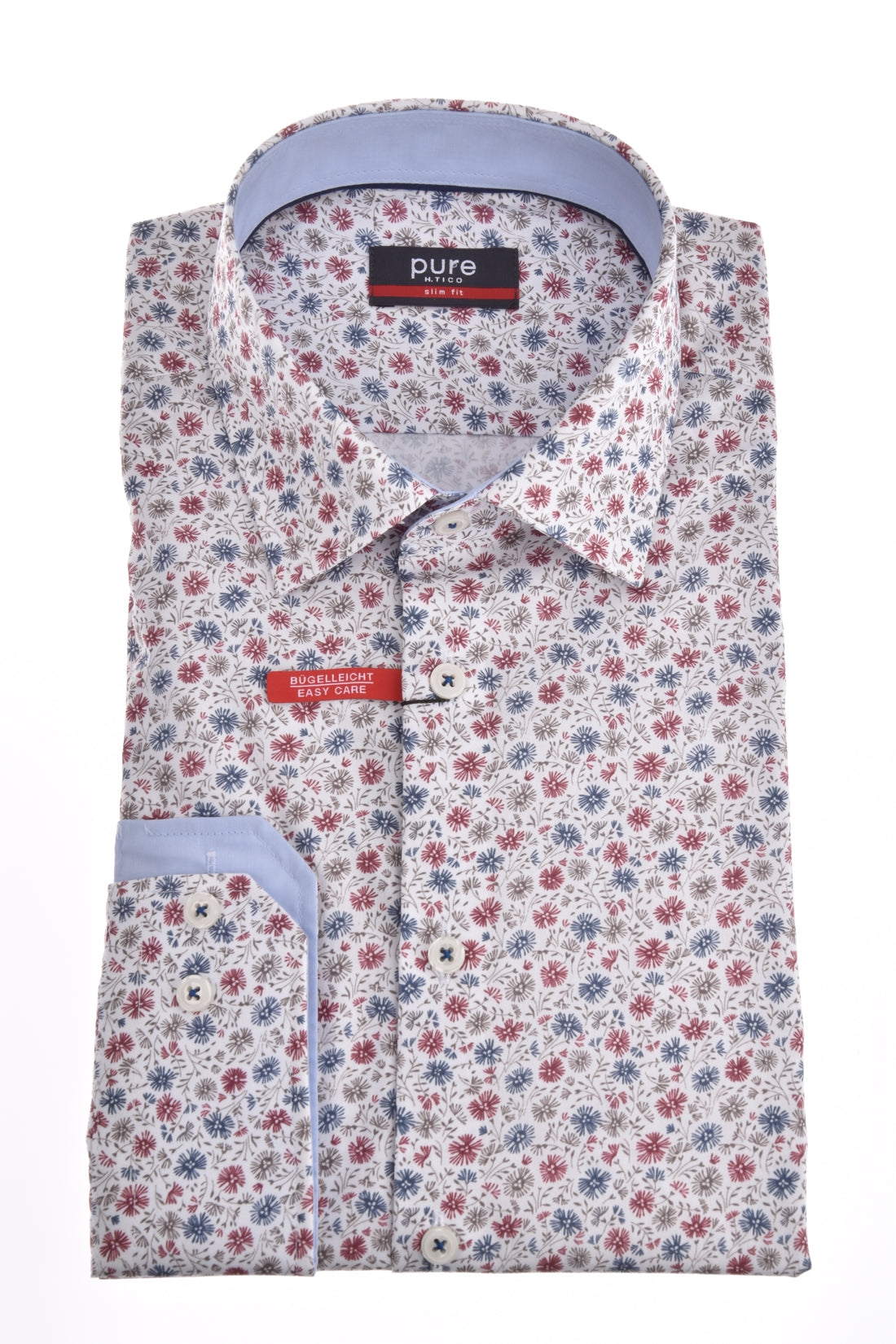 PURE- City Hemd slim fit Langarm