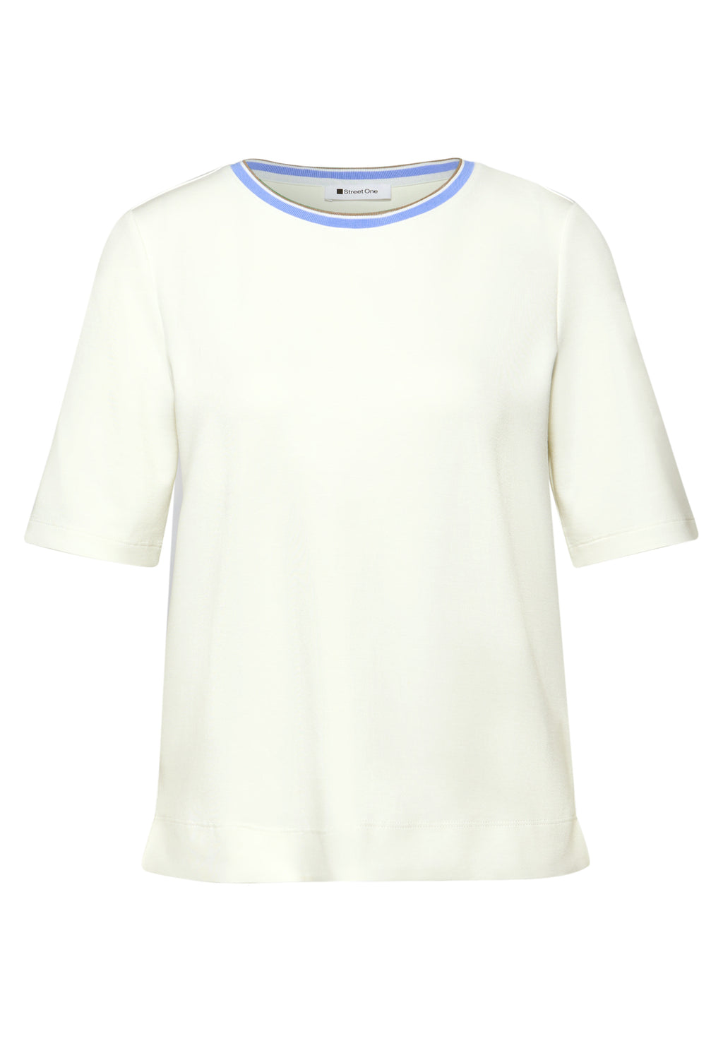 T-Shirt mit Kontrastdetail