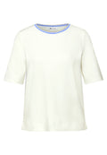 T-Shirt mit Kontrastdetail