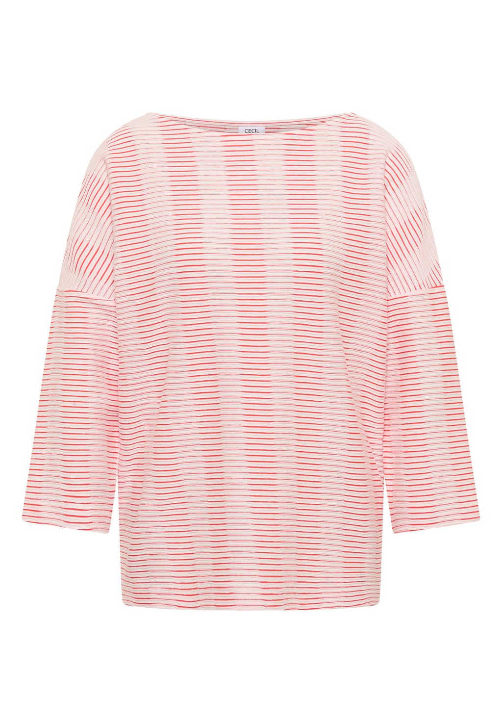 Gestreiftes Strukturshirt