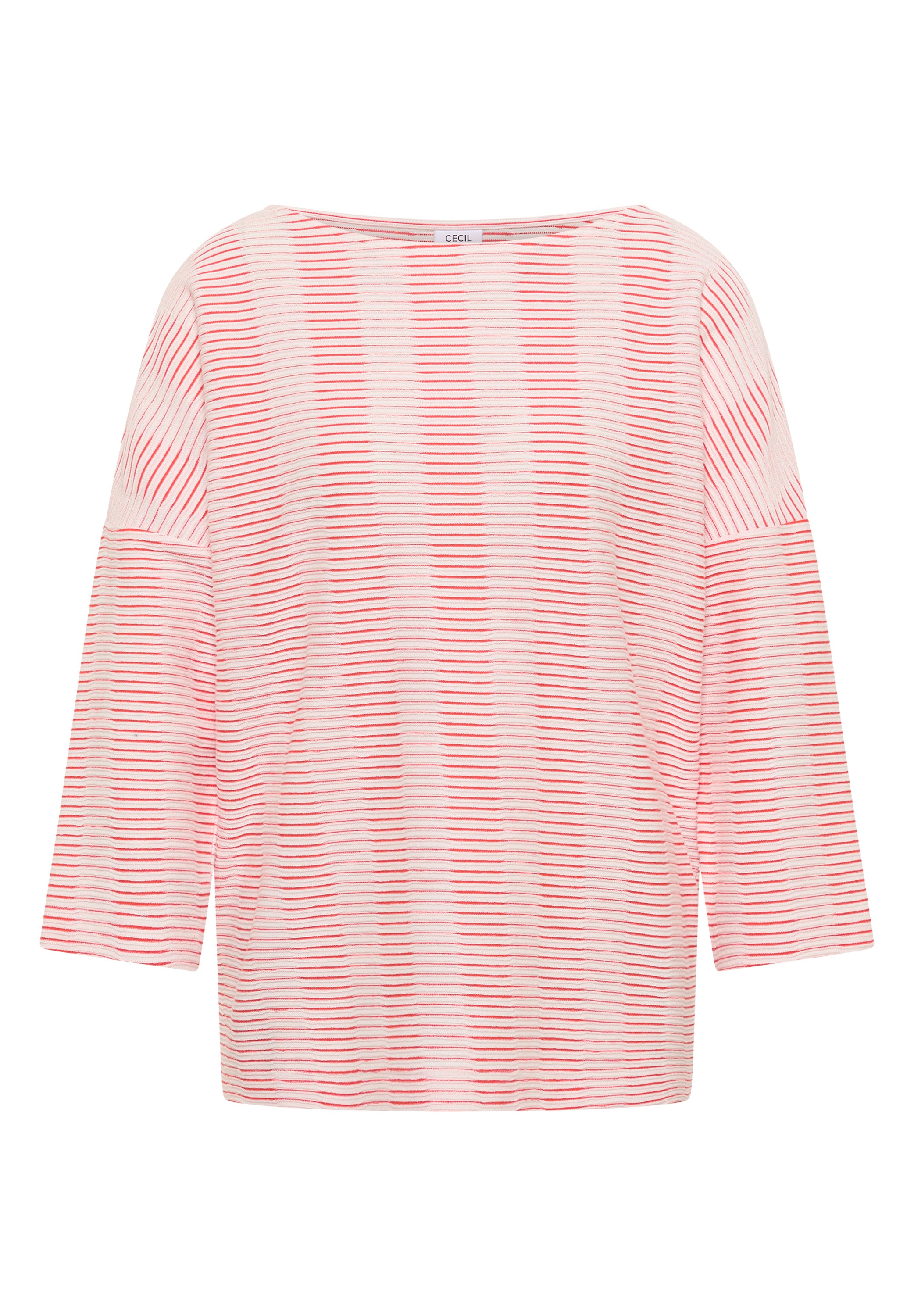 Gestreiftes Strukturshirt