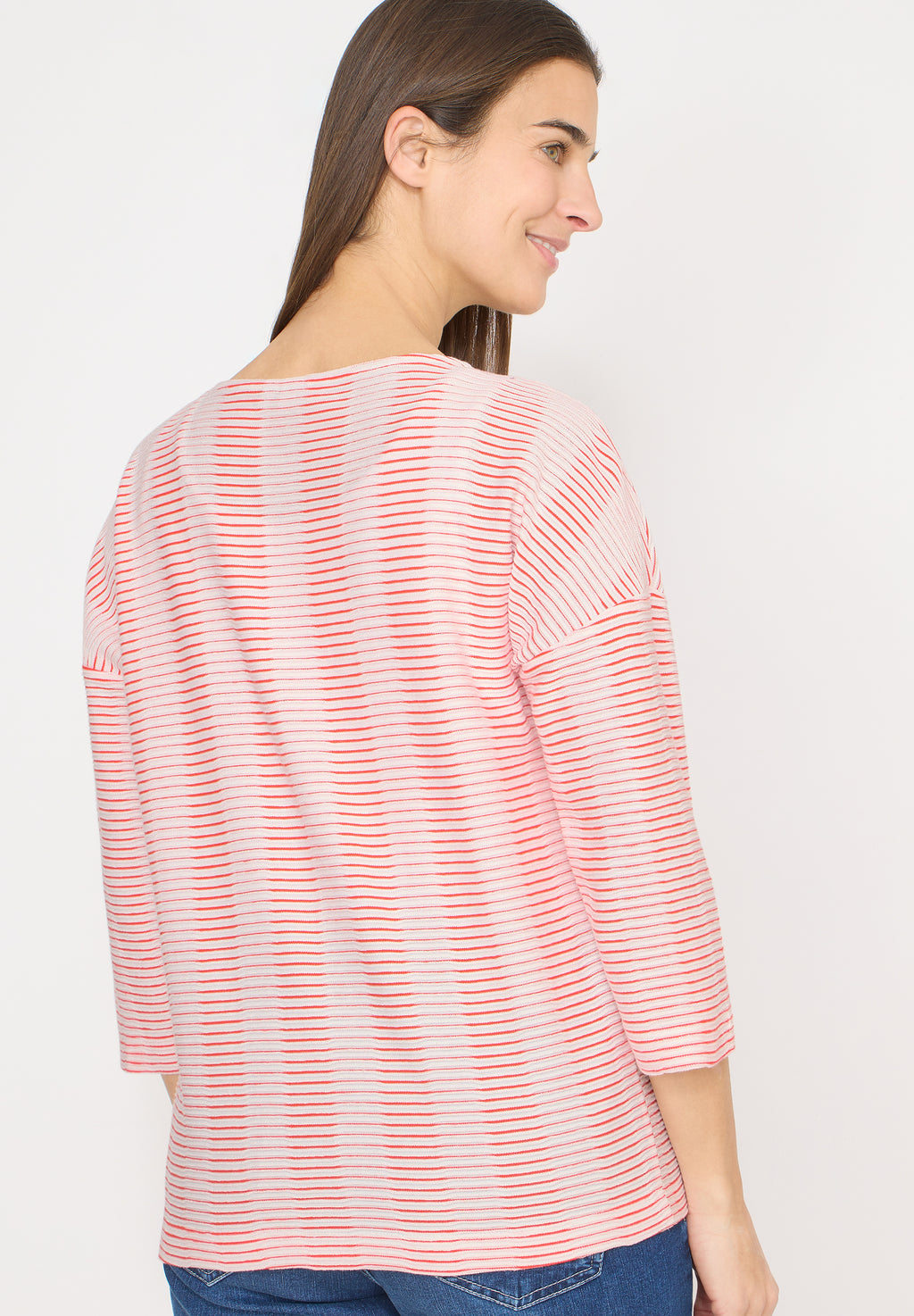 Gestreiftes Strukturshirt