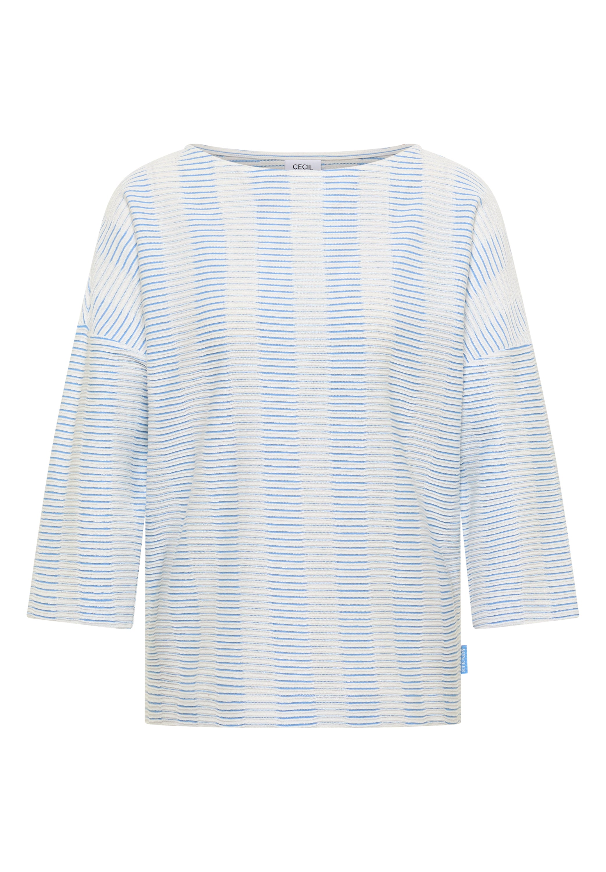 Gestreiftes Strukturshirt