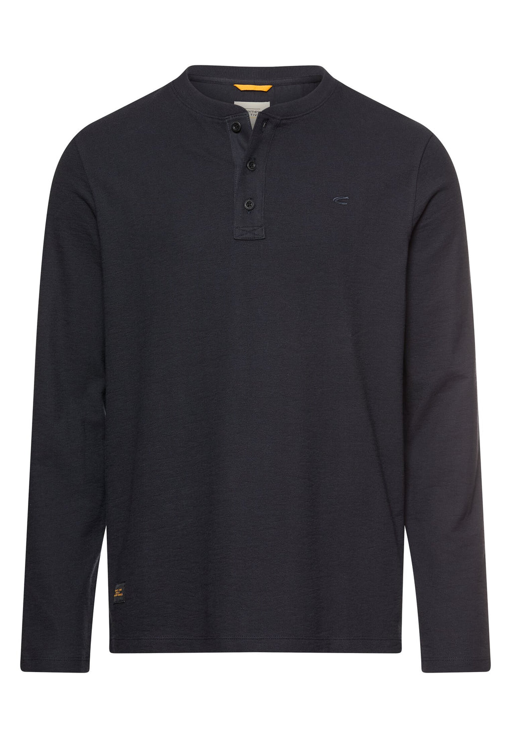 Henleyshirt mit Knopfleiste