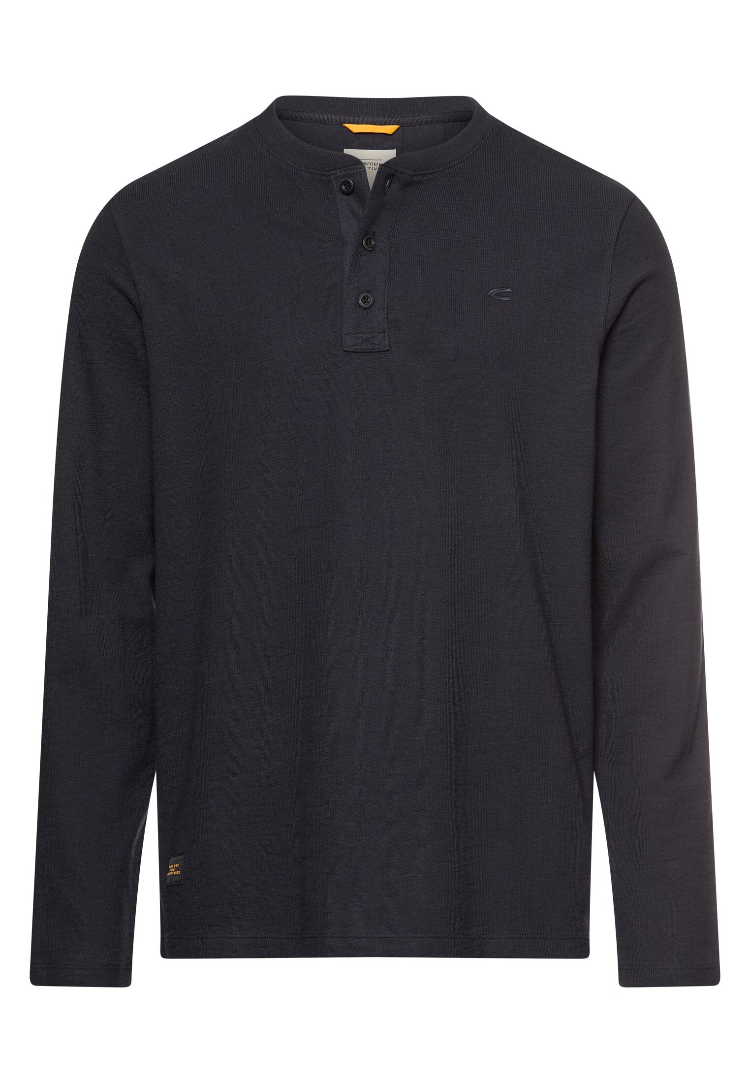 Henleyshirt mit Knopfleiste