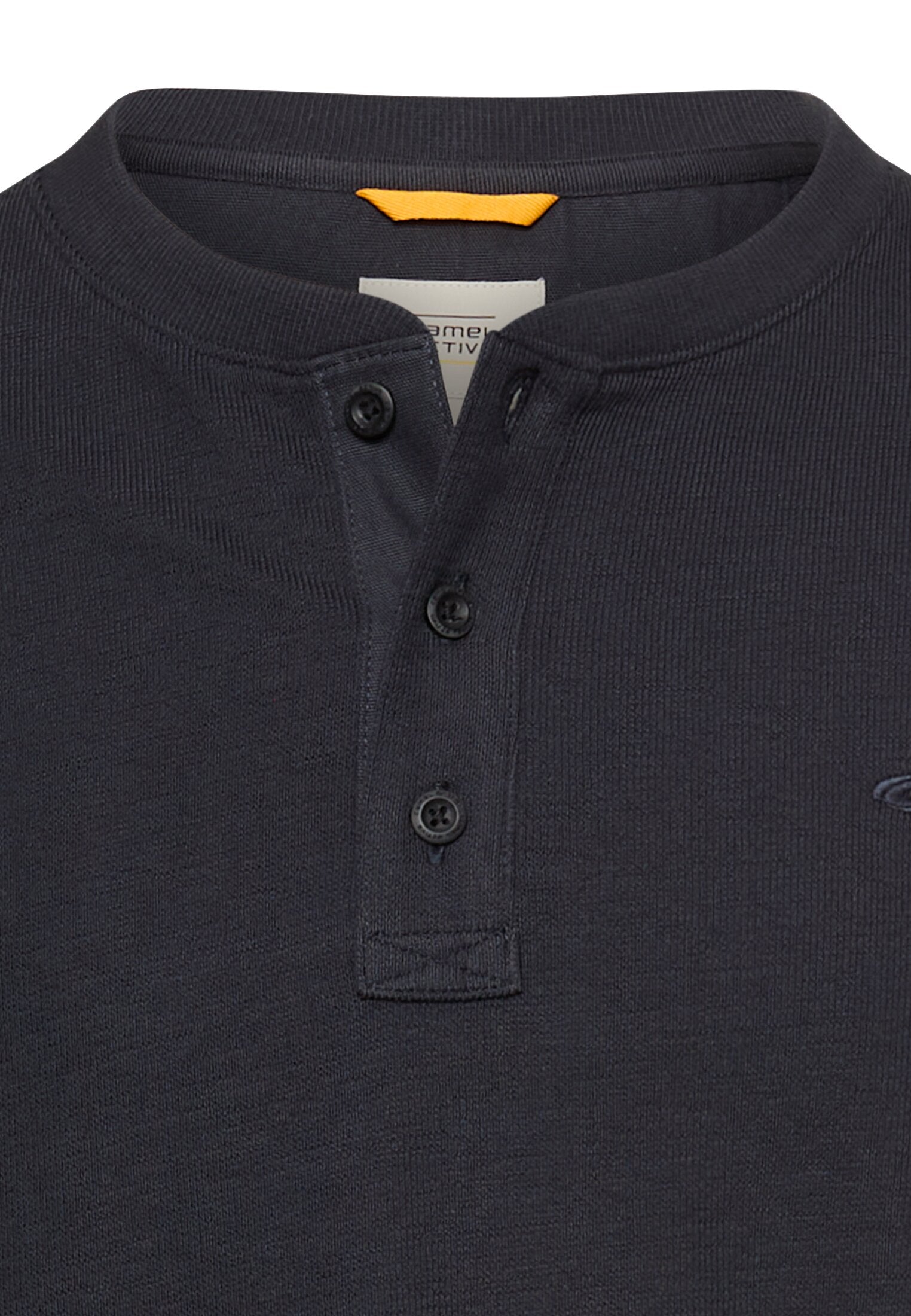 Henleyshirt mit Knopfleiste