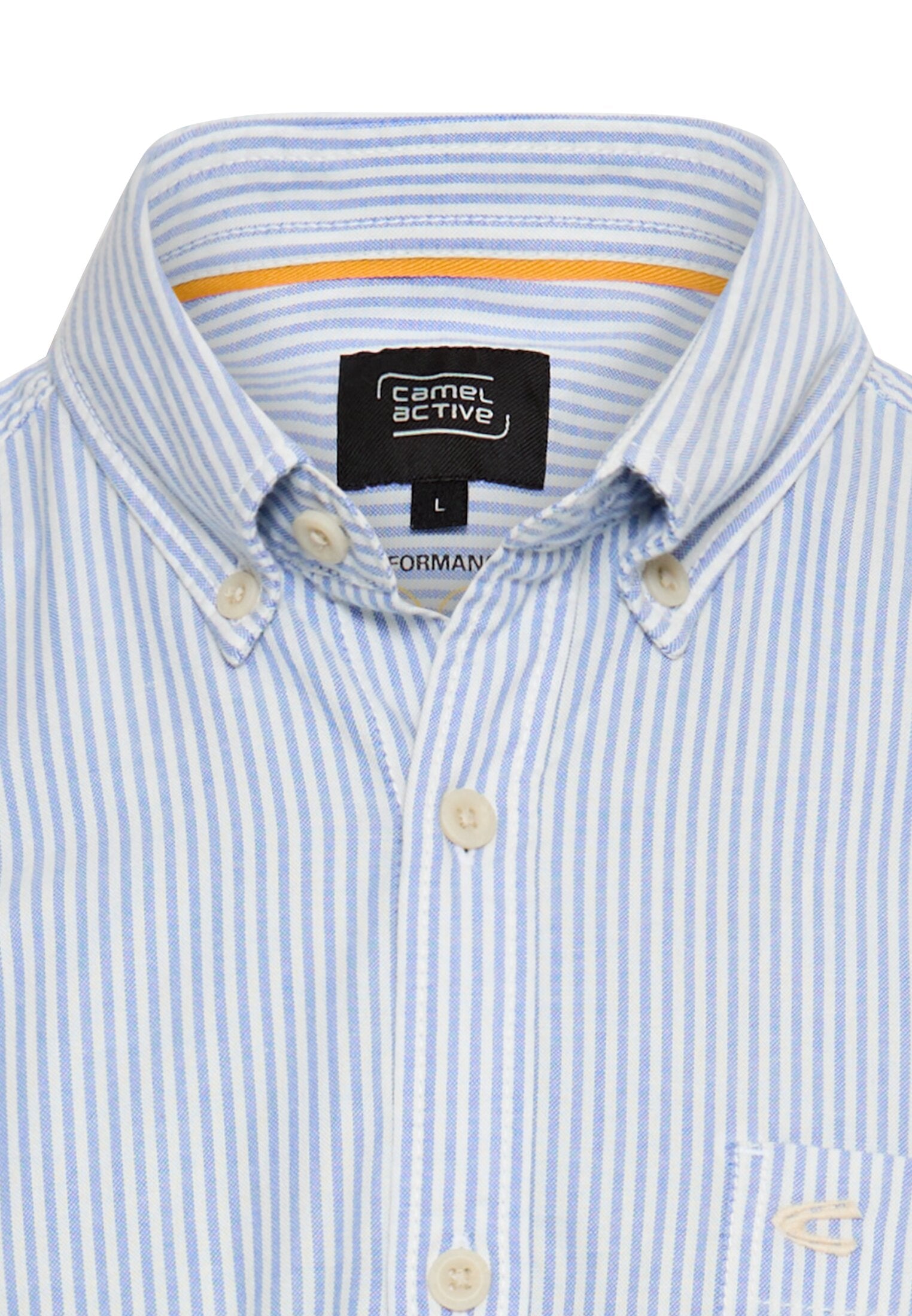 Langarmhemd mit Brusttasche