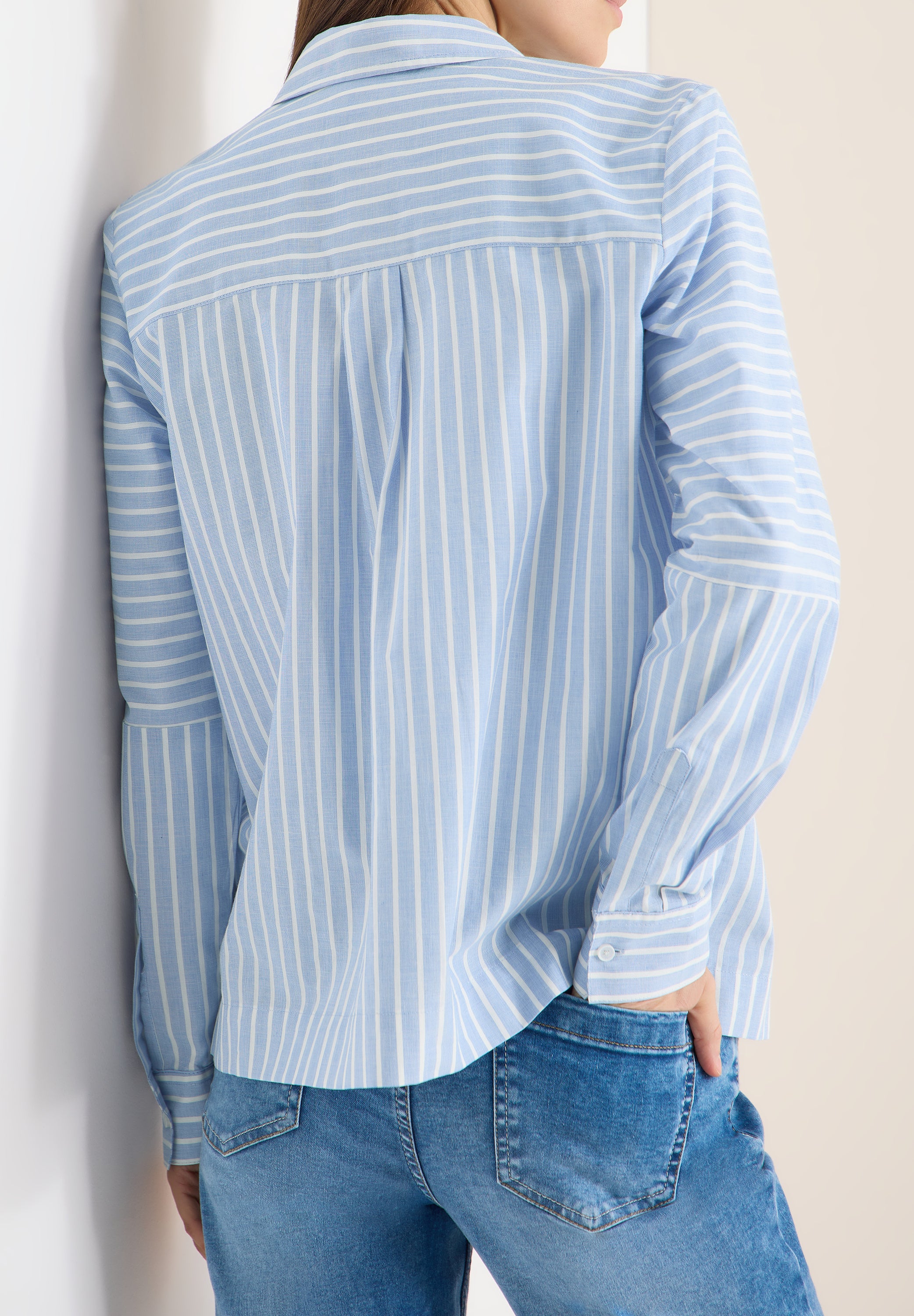 Gestreifte Hemdbluse